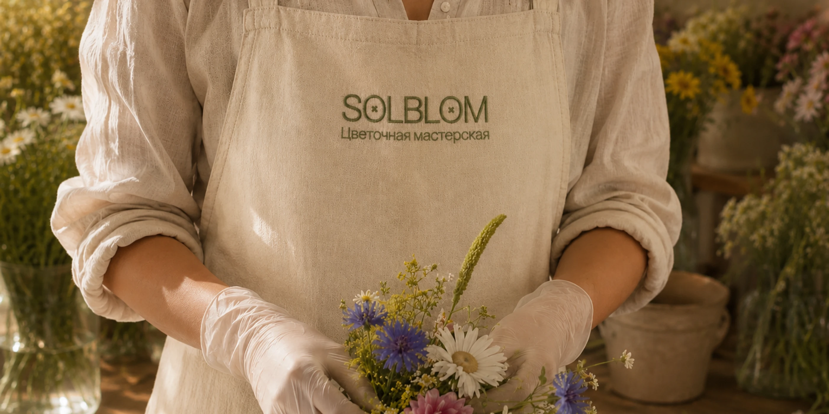SOLBLOM — брендинг цветочной мастерской — Изображение №8 — Брендинг на Dprofile