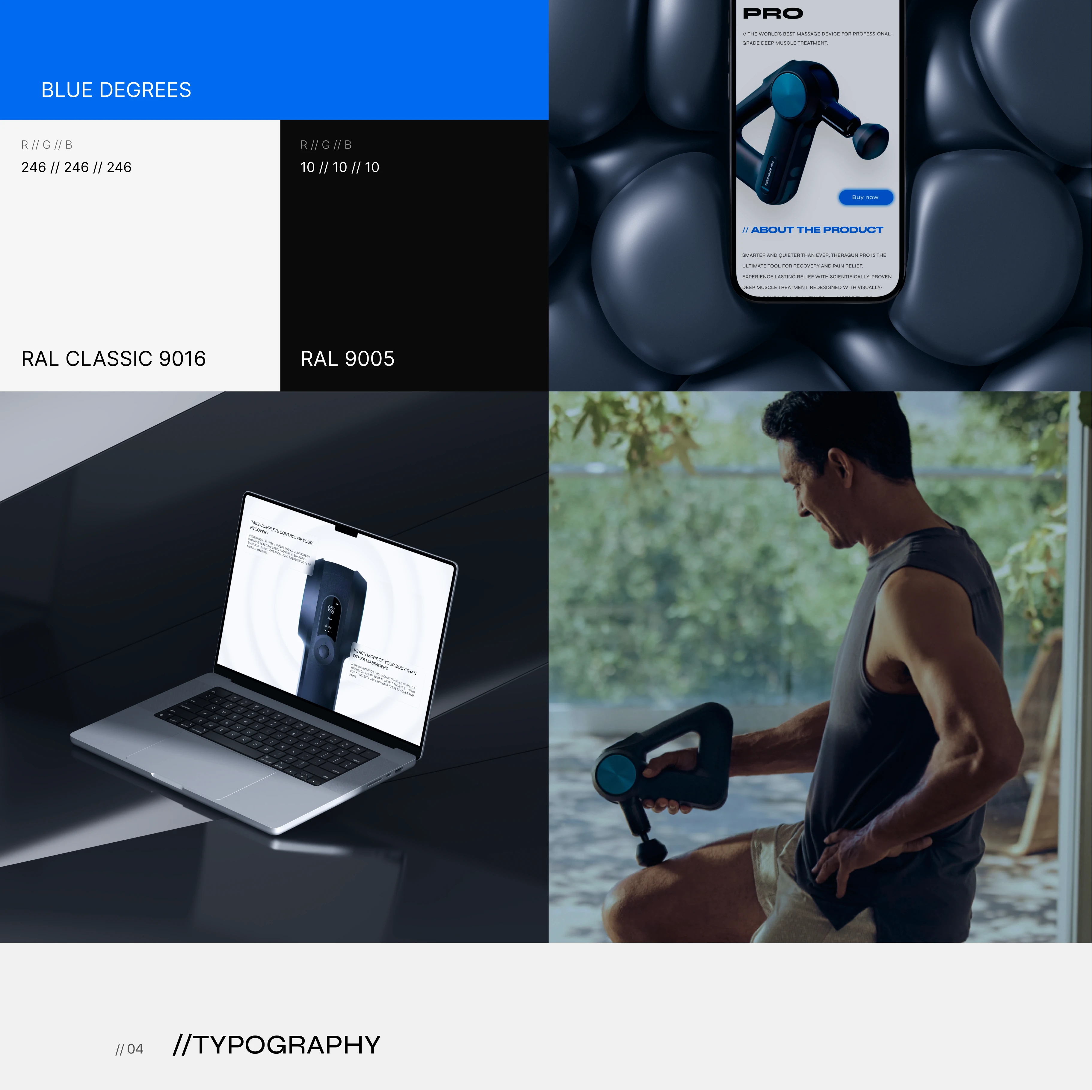 Landing page | Theragun PRO — Изображение №6 — Интерфейсы, Иллюстрация на Dprofile