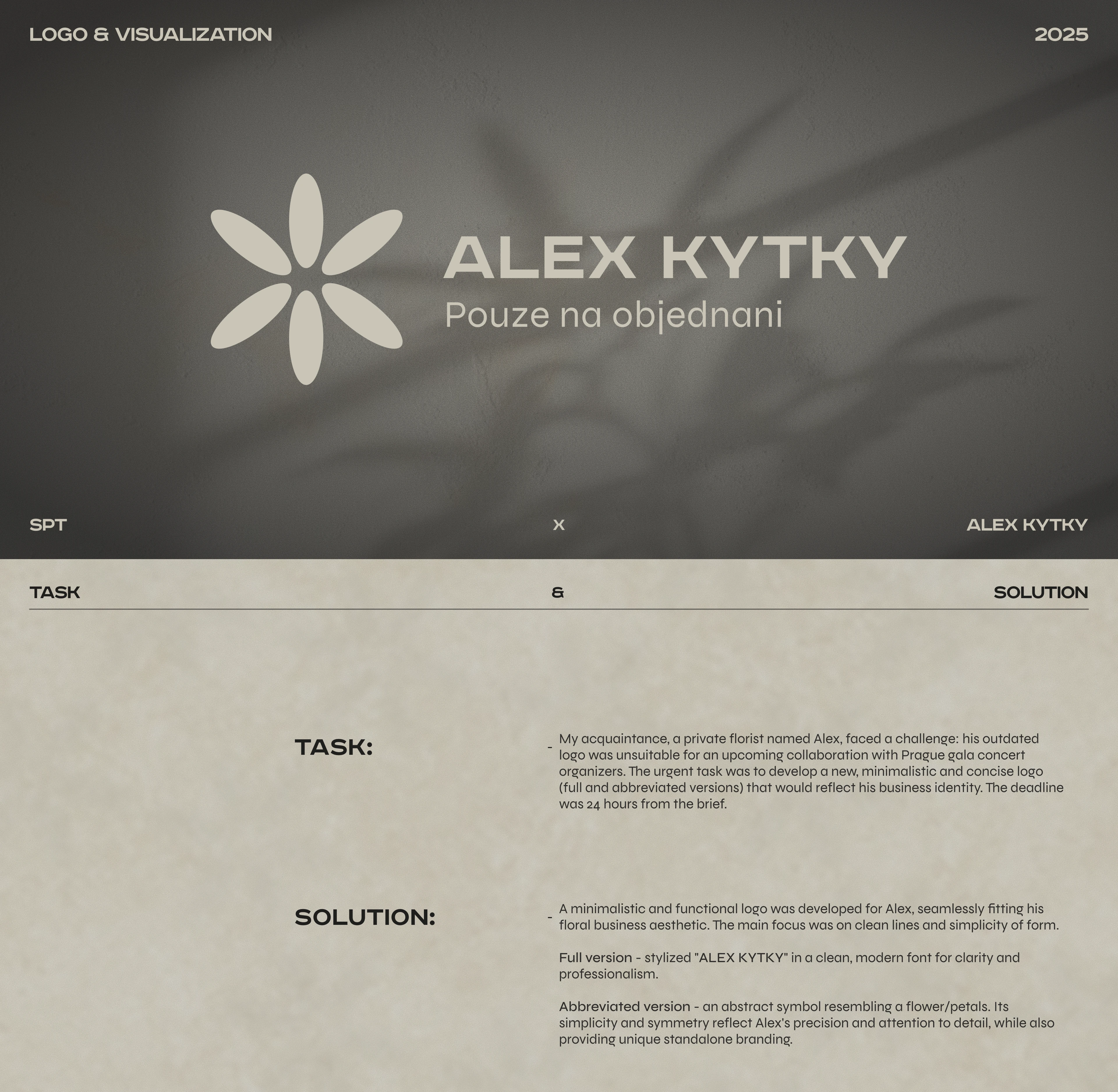 ALEX KYTKY - Minimalist Branding for a Private Florist — Изображение №1 — Брендинг на Dprofile