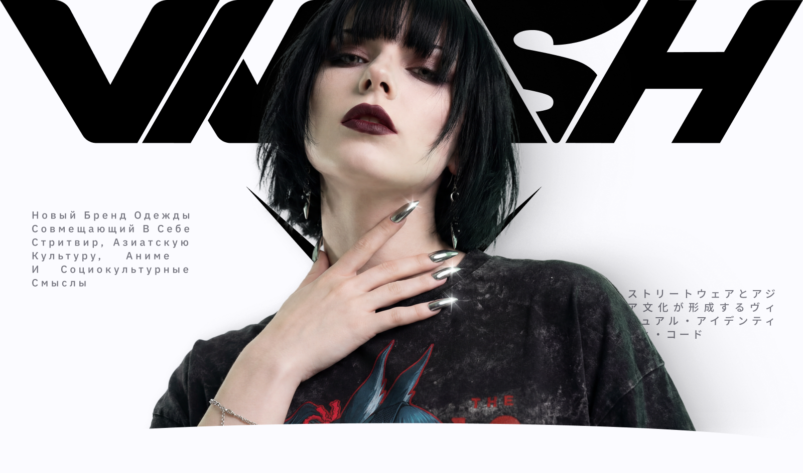 Viviash - бренд одежды в направлении аниме стритвир — Изображение №1 — Интерфейсы, Брендинг на Dprofile