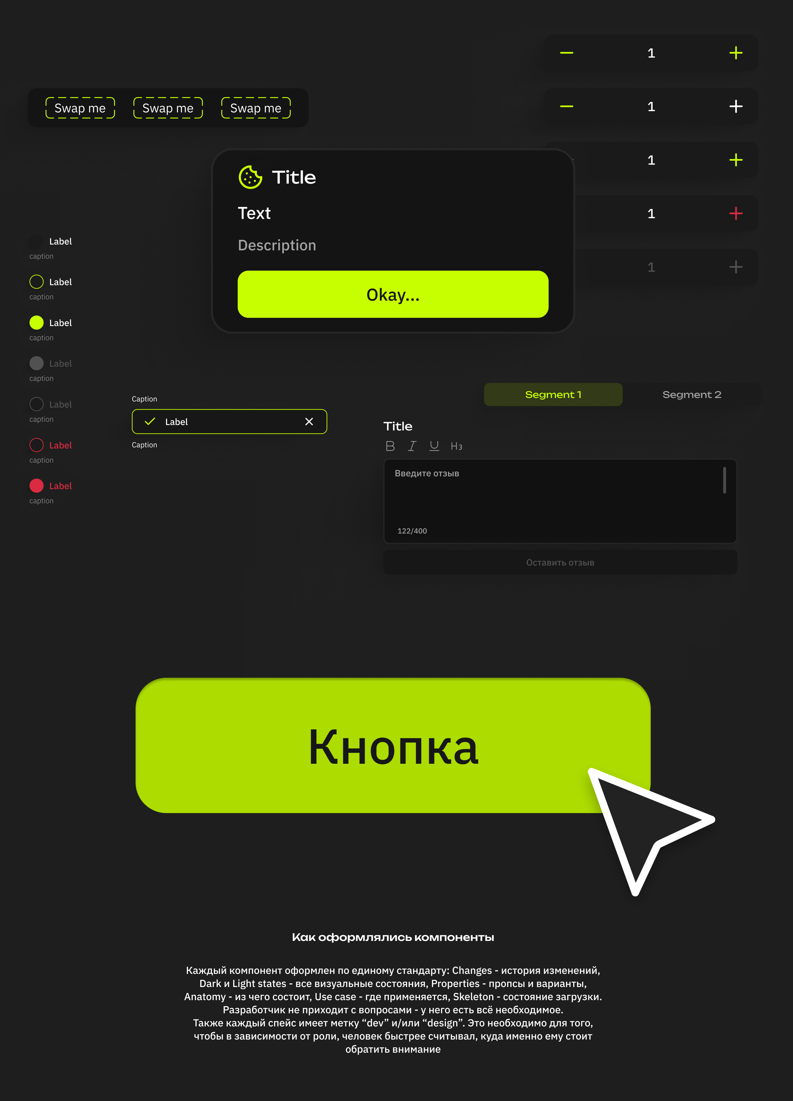 HornyBox - дизайн системы и внутренние продукты — Изображение №10 — Интерфейсы на Dprofile