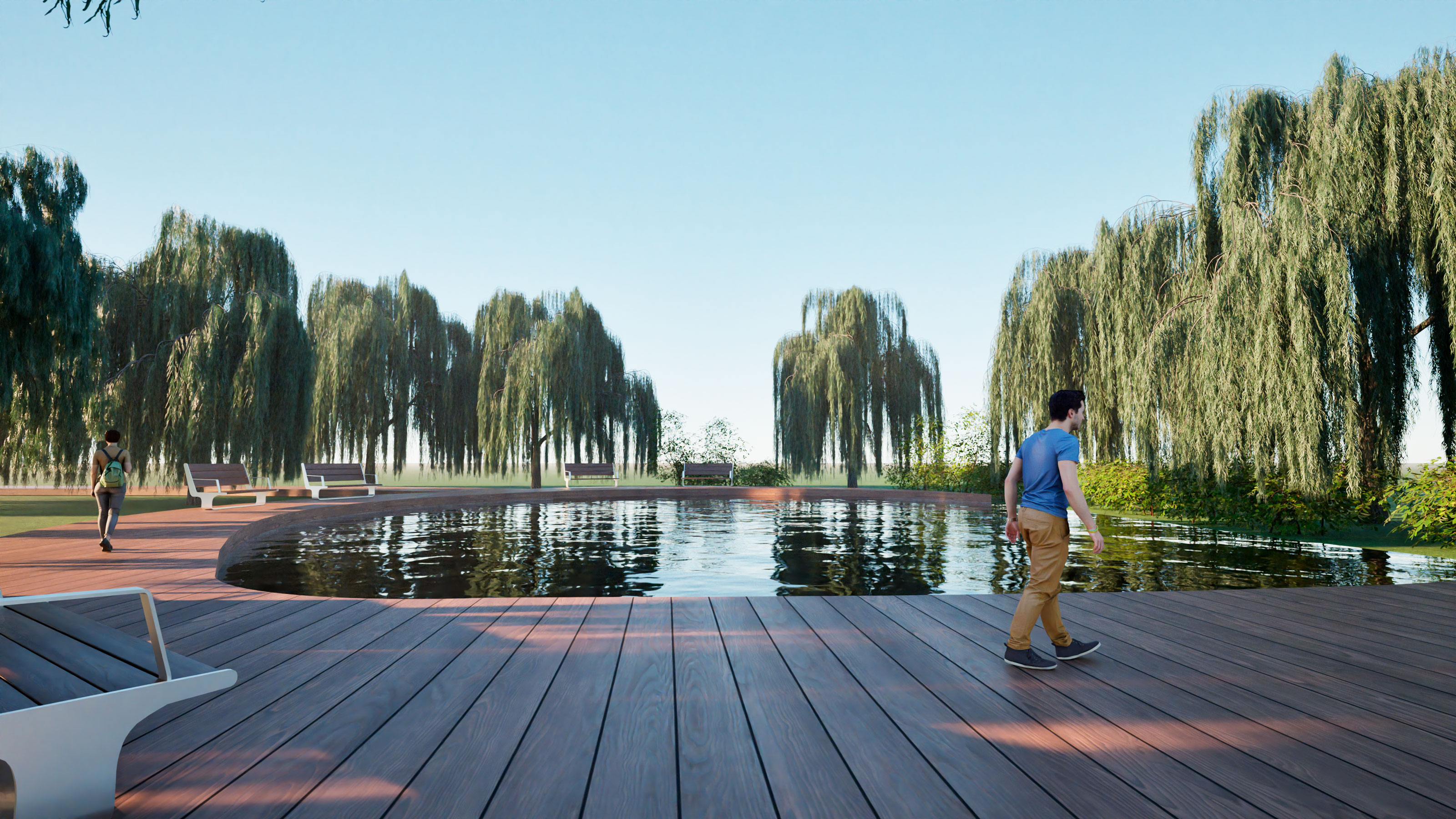 Проект Парка в городе Казань — Изображение №34 — 3D, Архитектура на Dprofile