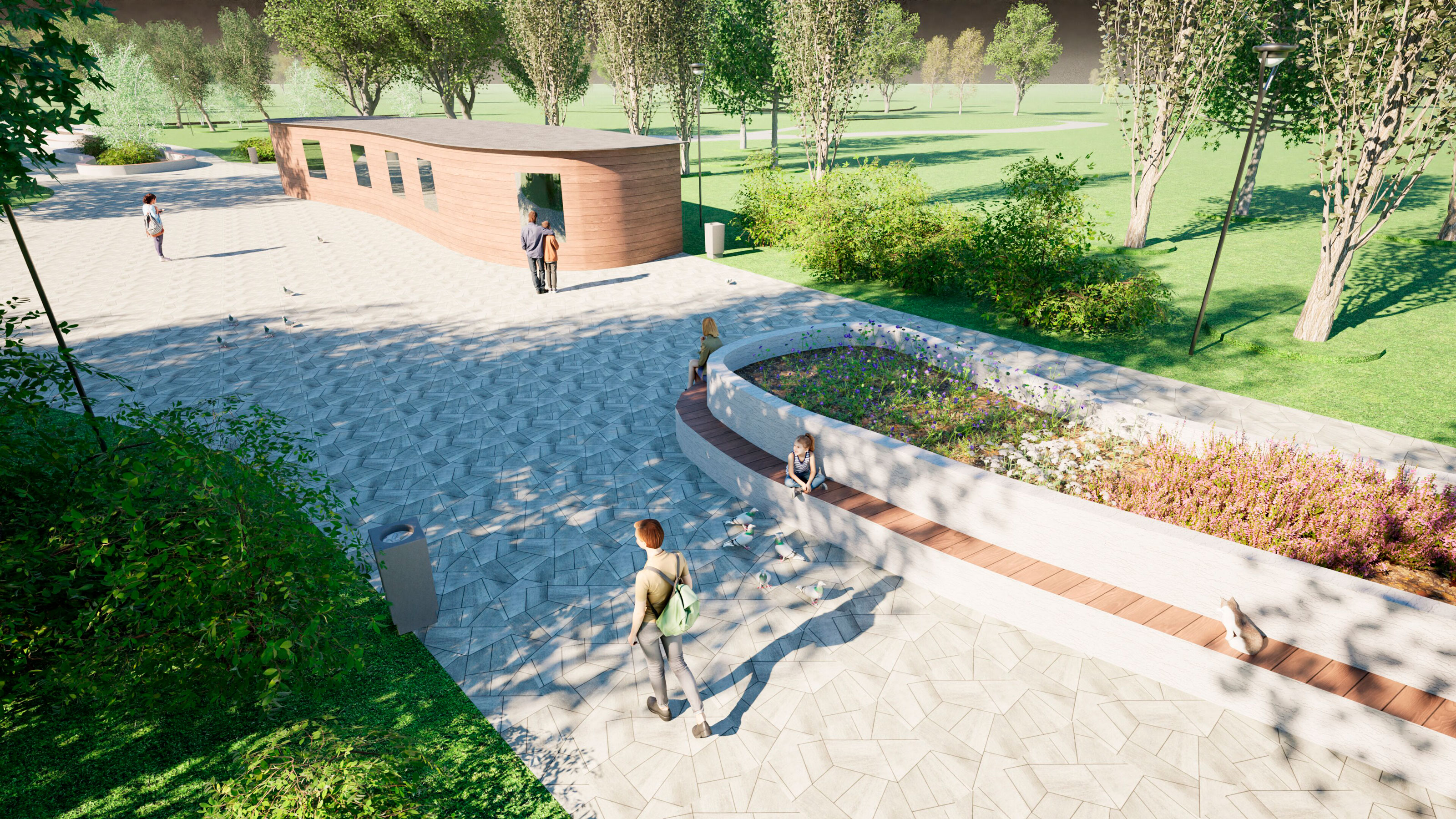Проект Парка в городе Казань — Изображение №36 — 3D, Архитектура на Dprofile