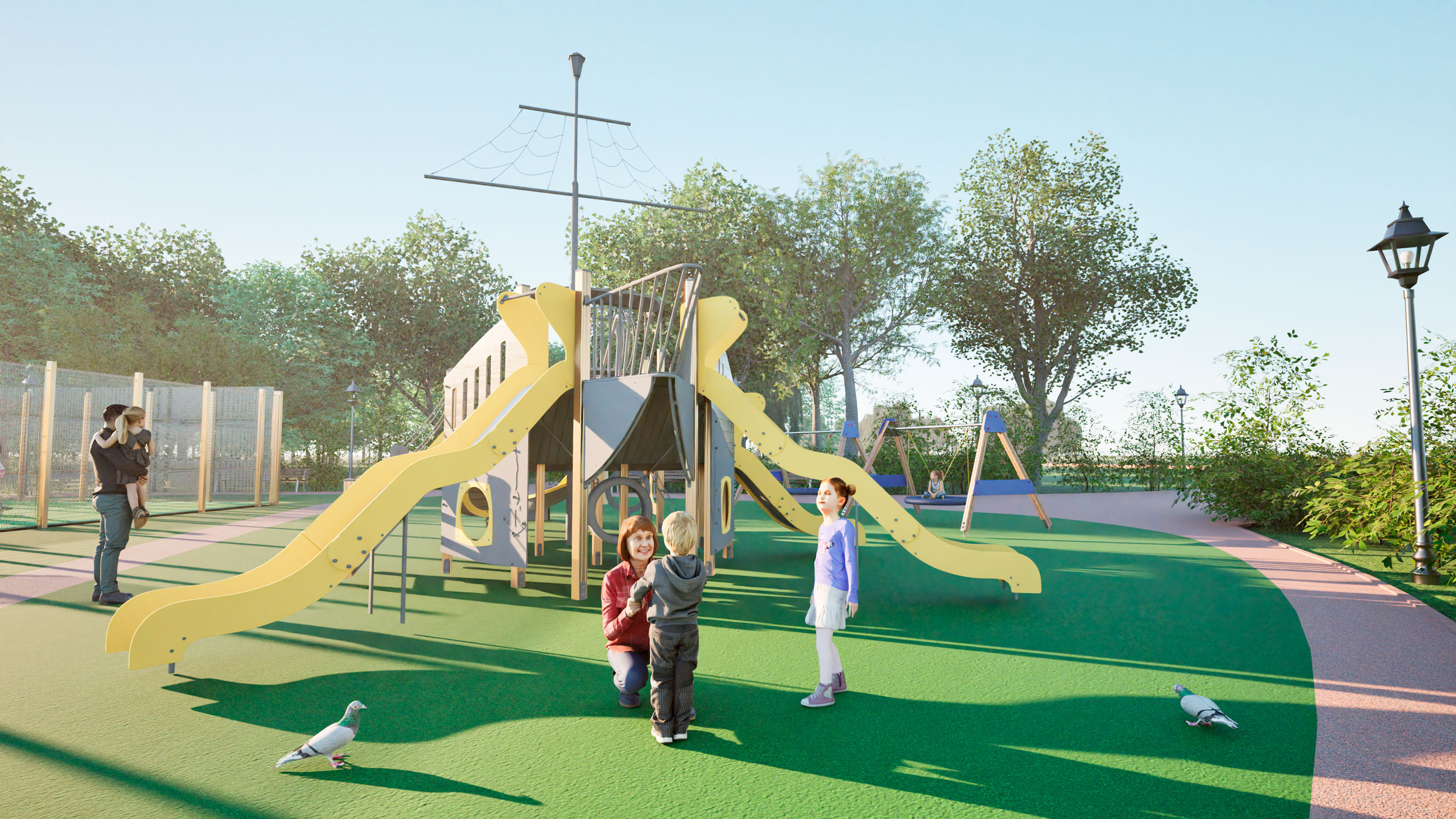 Проект Парка в городе Казань — Изображение №35 — 3D, Архитектура на Dprofile