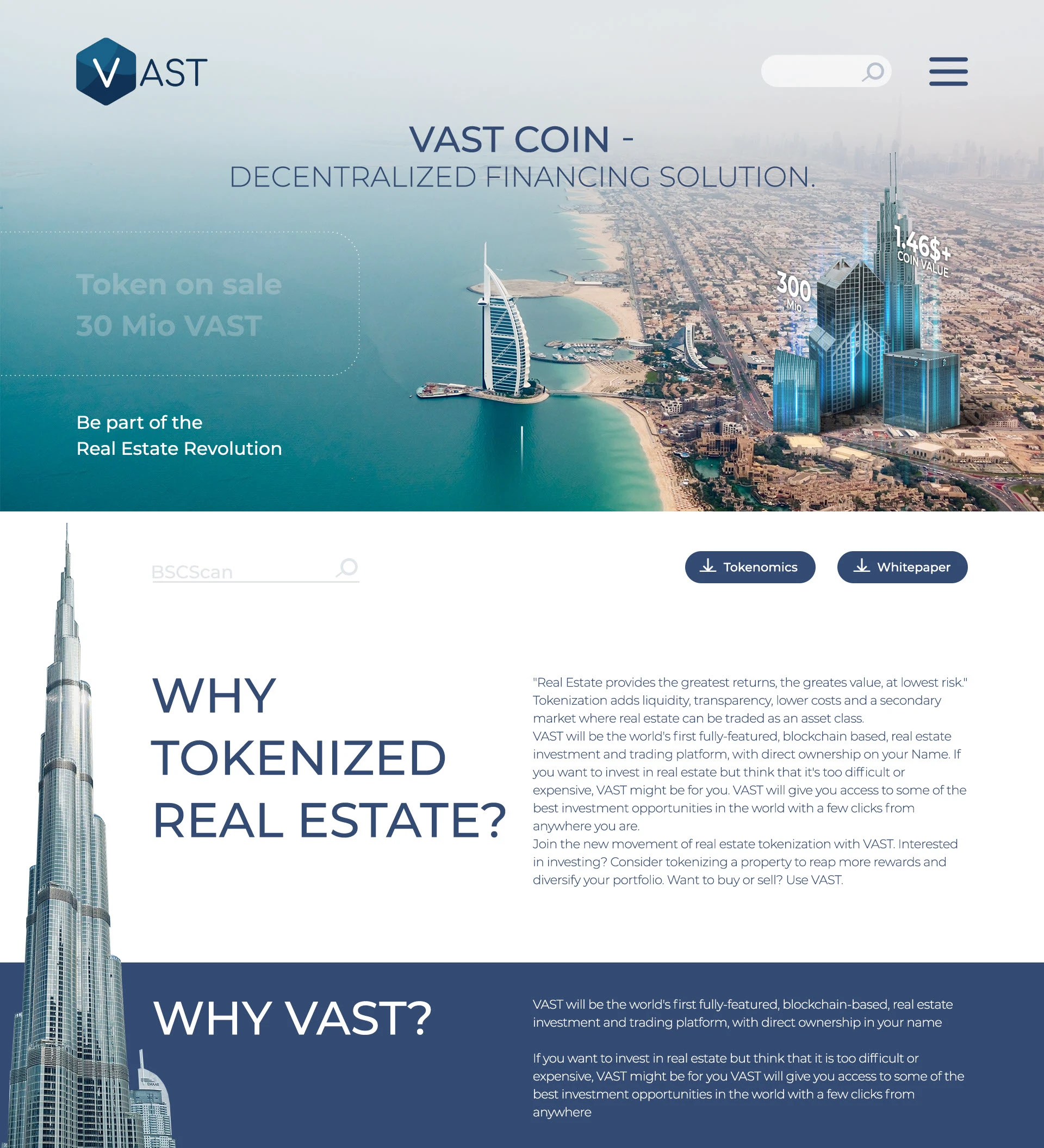 VAST Coin — Изображение №1 — Интерфейсы, Маркетинг на Dprofile