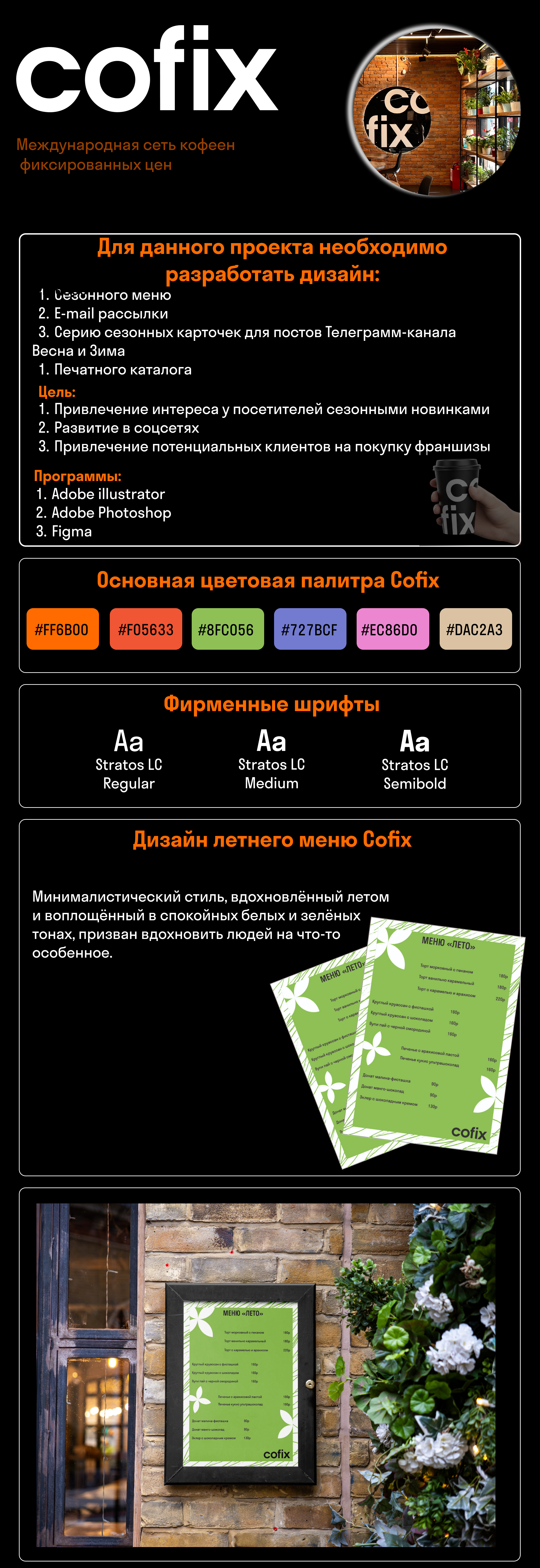 Учебный проект Skillbox для Cofix — Изображение №1 — Брендинг, Графика на Dprofile