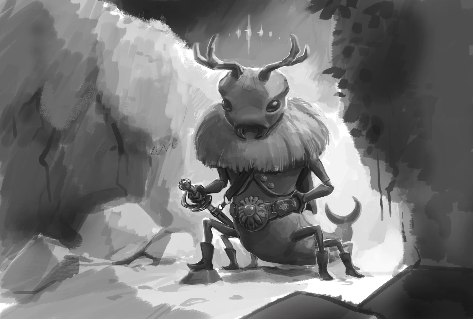 Король многоножка — Изображение №1 — Иллюстрация на Dprofile