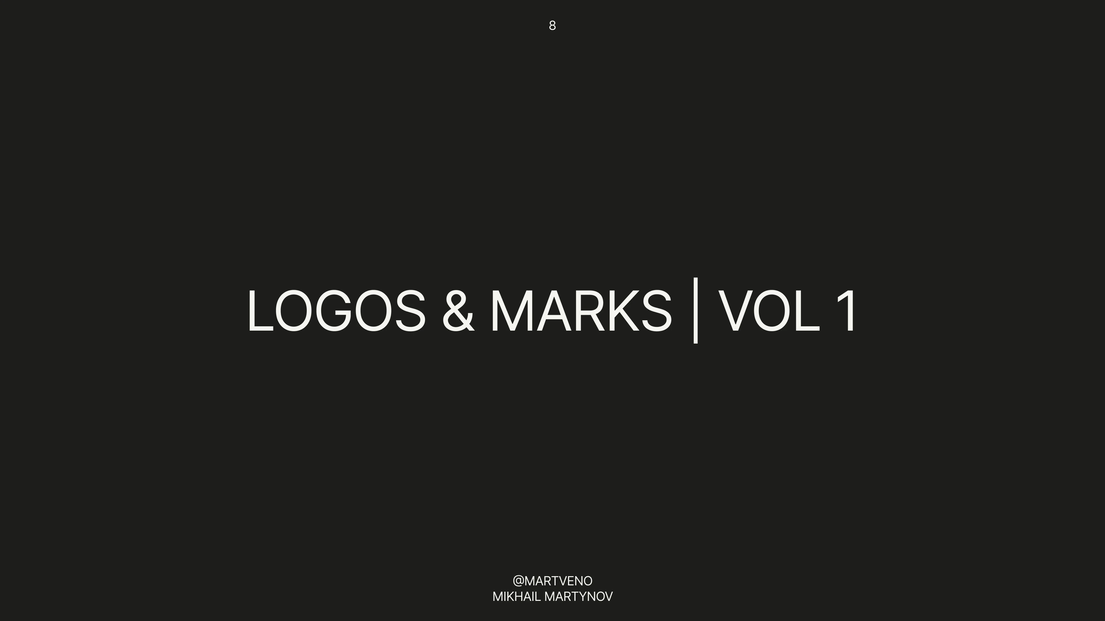 LOGOFOLIO | LOGOS & MARKS | VOL 1 — Изображение №1 — Брендинг на Dprofile
