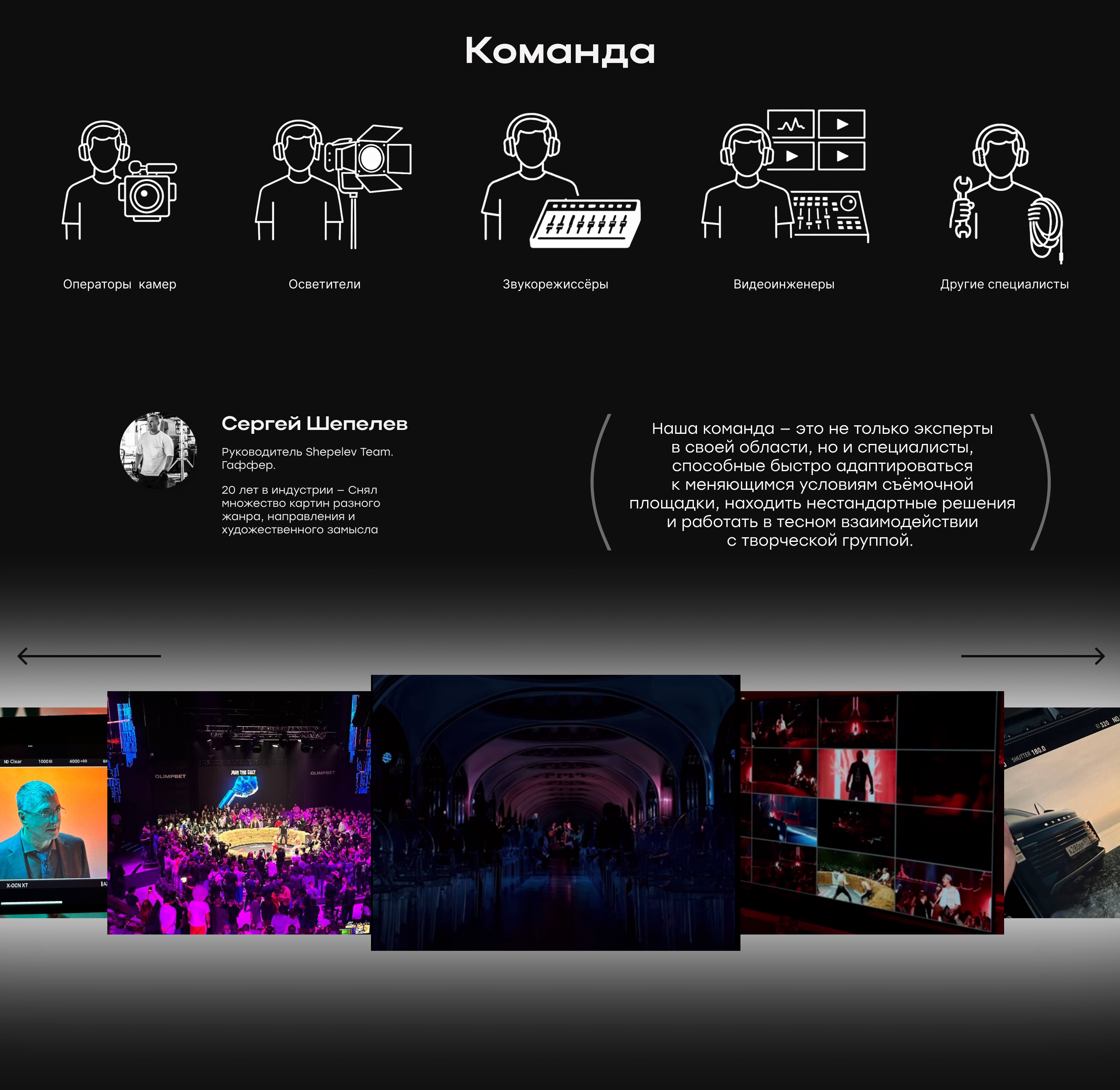 Лендинг для видеопродакшена — Изображение №9 — Интерфейсы на Dprofile