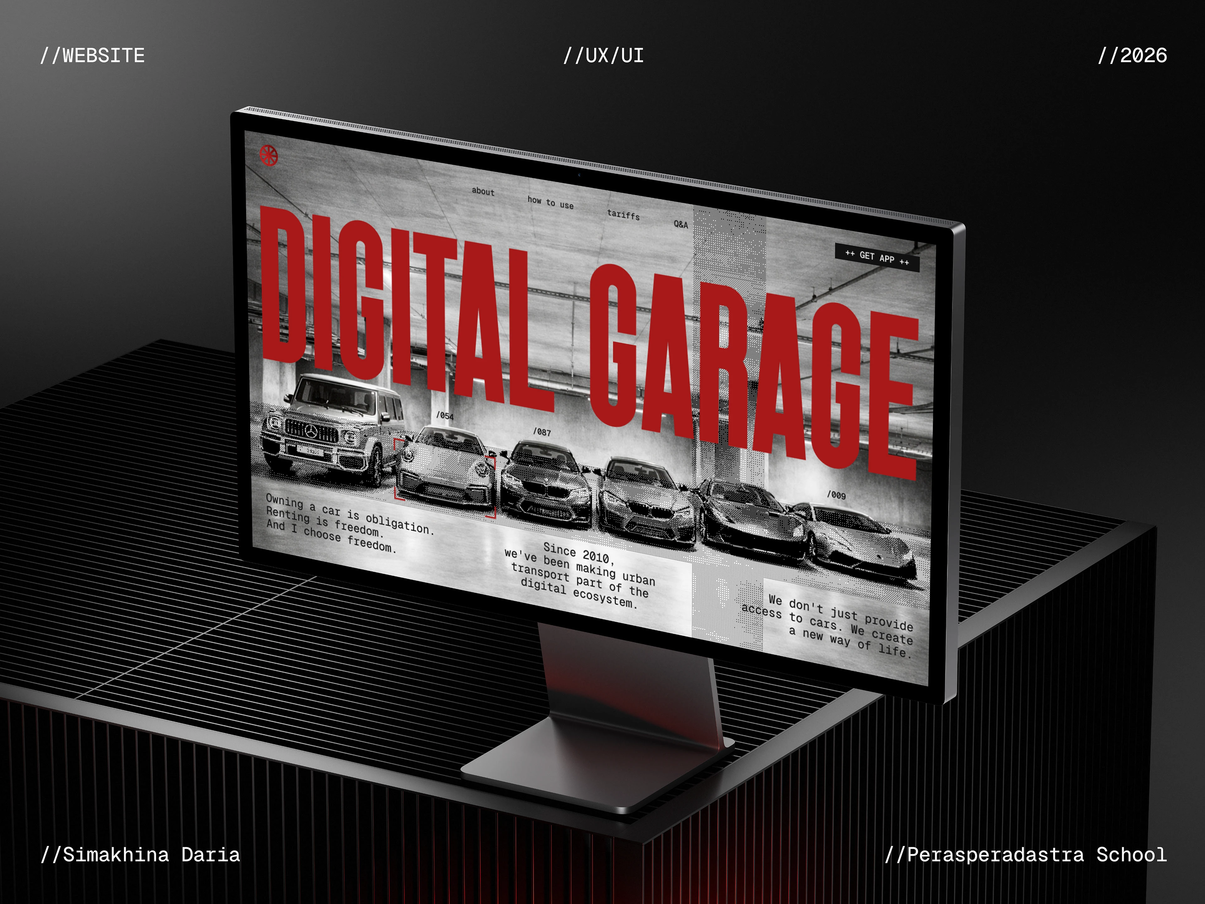 DIGITAL GARAGE / WEBSITE — Изображение №1 — Интерфейсы на Dprofile