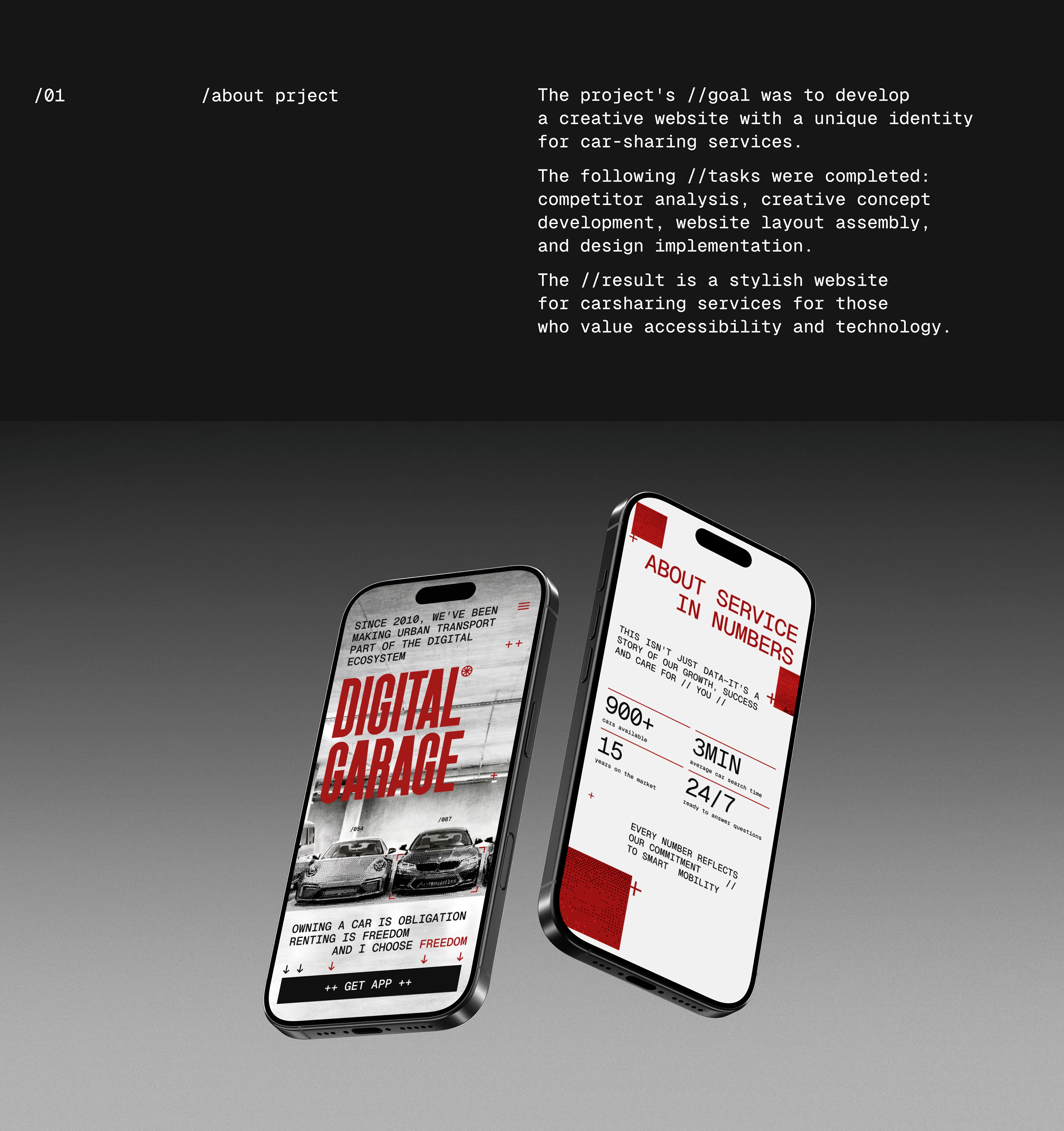 DIGITAL GARAGE / WEBSITE — Изображение №2 — Интерфейсы на Dprofile