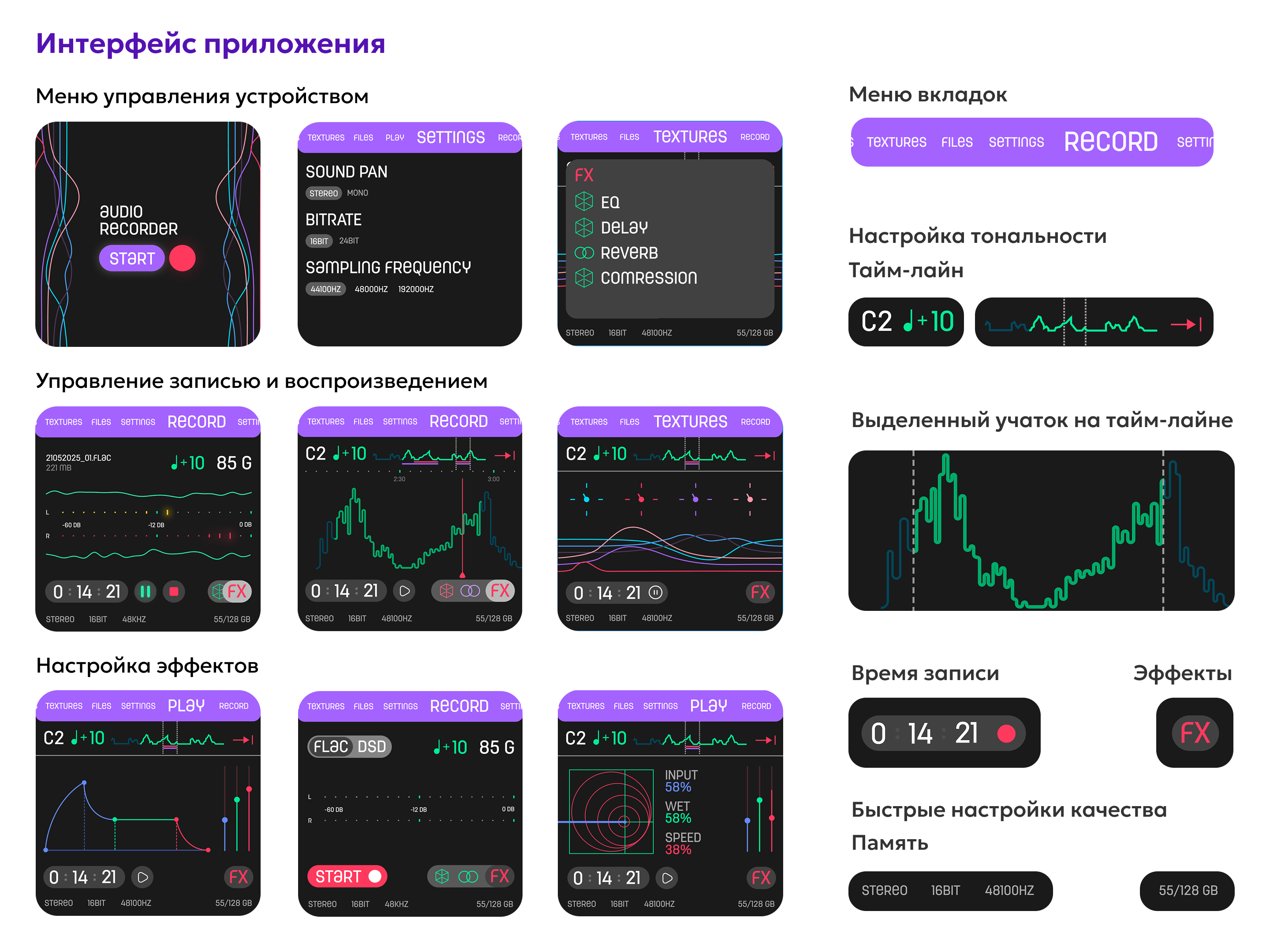 Портативный аудиорекордер (ВКР) — Изображение №5 — Интерфейсы, Промдизайн на Dprofile
