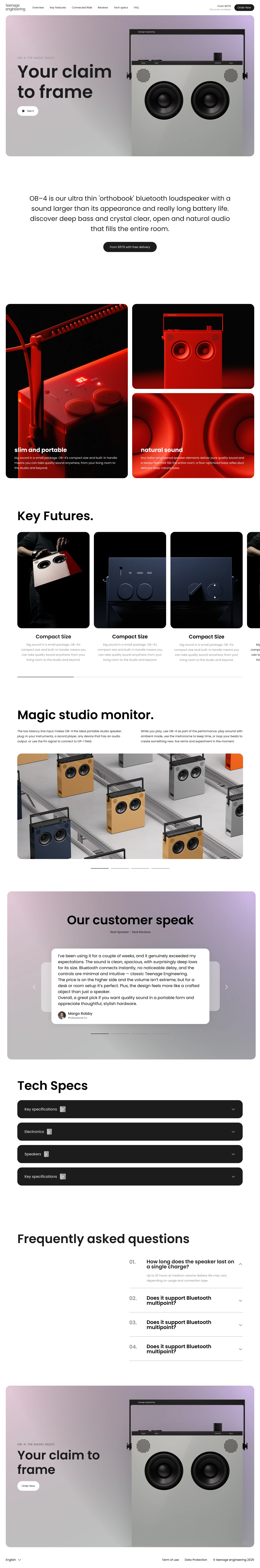 OB-4 Landing Concept — Изображение №1 — Интерфейсы на Dprofile