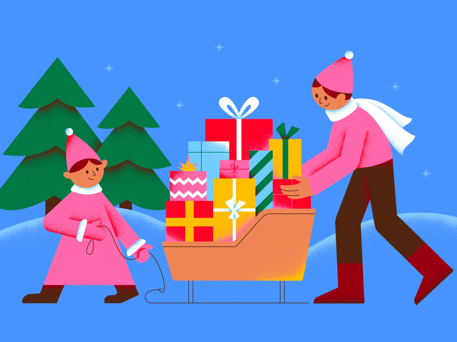 Мастерская зимнего волшебств — Изображение №2 — Иллюстрация на Dprofile