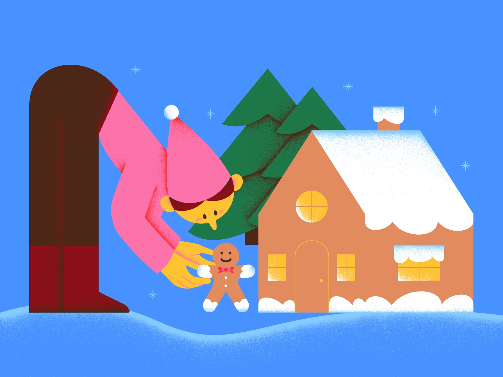 Мастерская зимнего волшебств — Изображение №1 — Иллюстрация на Dprofile