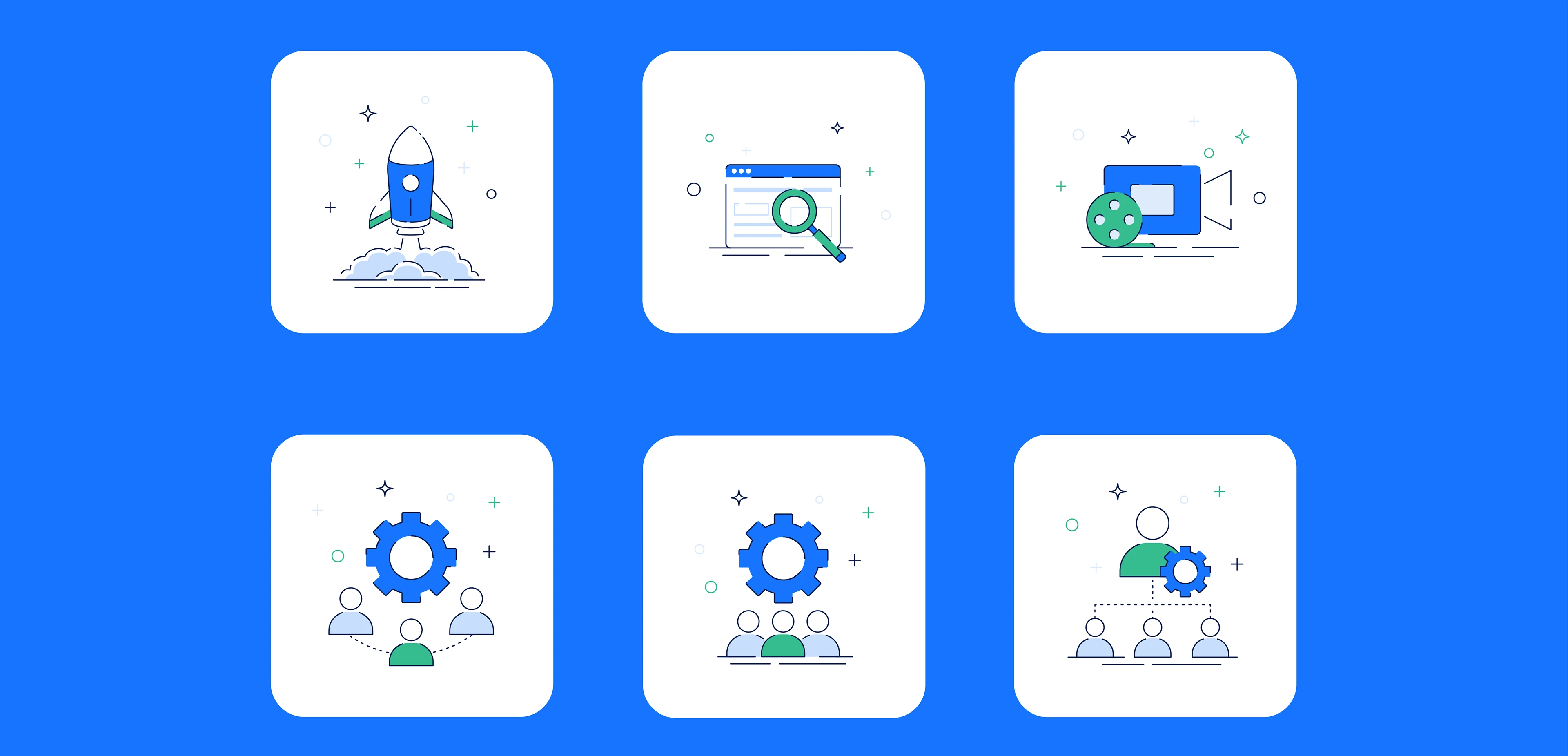 Иллюстрации и иконок для SaaS-продукта — Изображение №6 — Брендинг, Иллюстрация на Dprofile