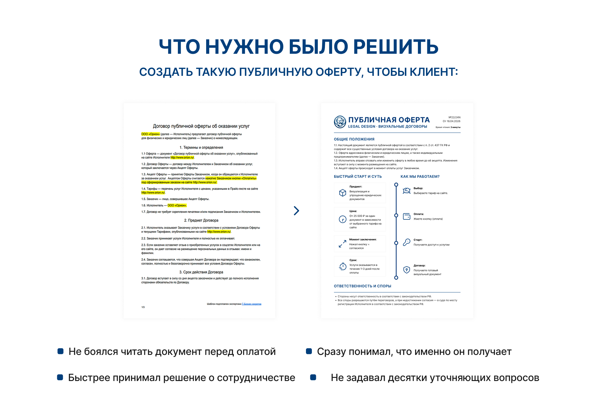 Визуальная публичная оферта — Изображение №3 — Интерфейсы на Dprofile