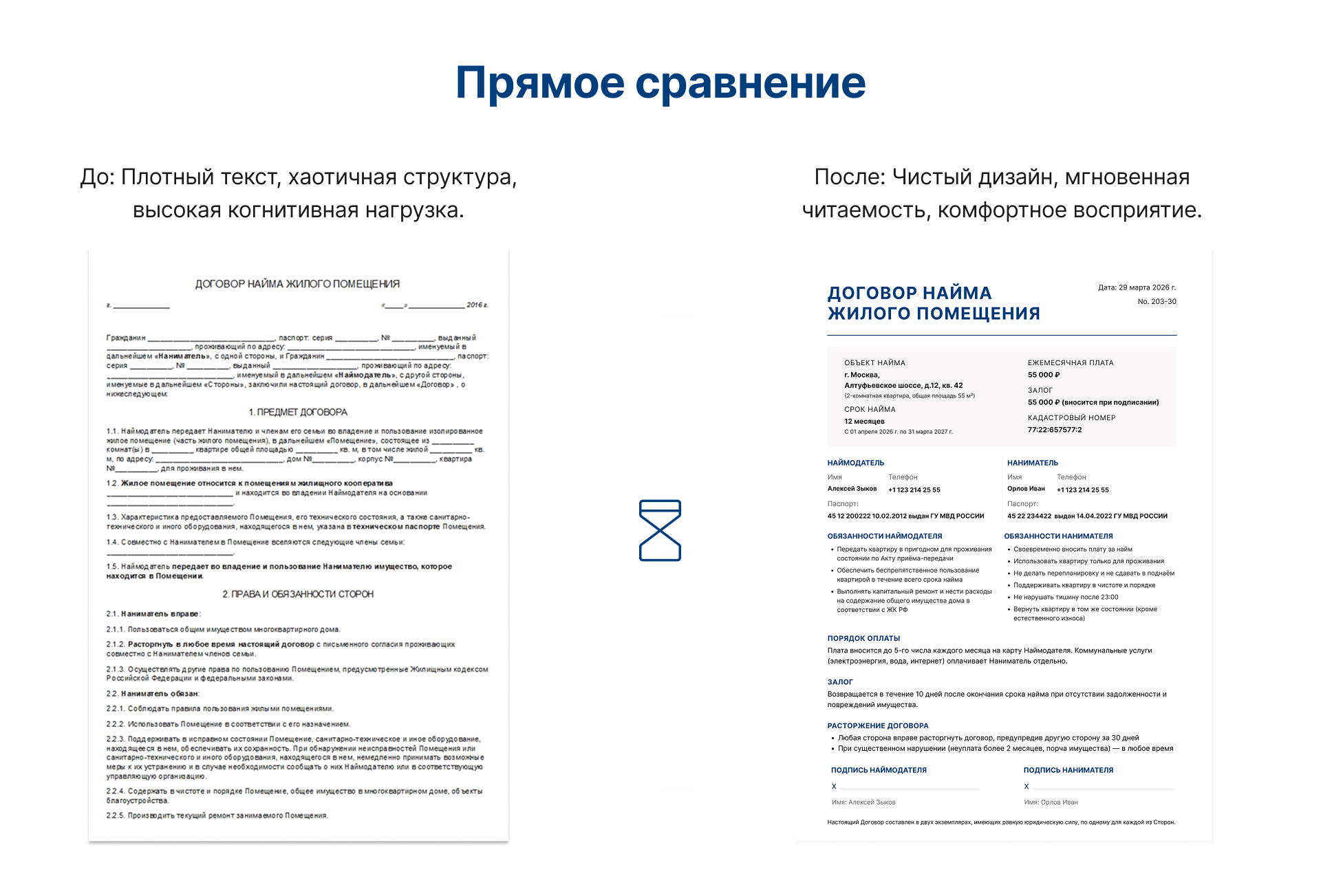Визуальный договор аренды — Изображение №8 — Интерфейсы на Dprofile