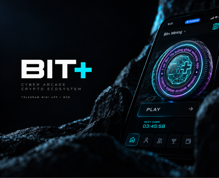 BIT+ — редизайн криптоигровой экосистемы на Dprofile