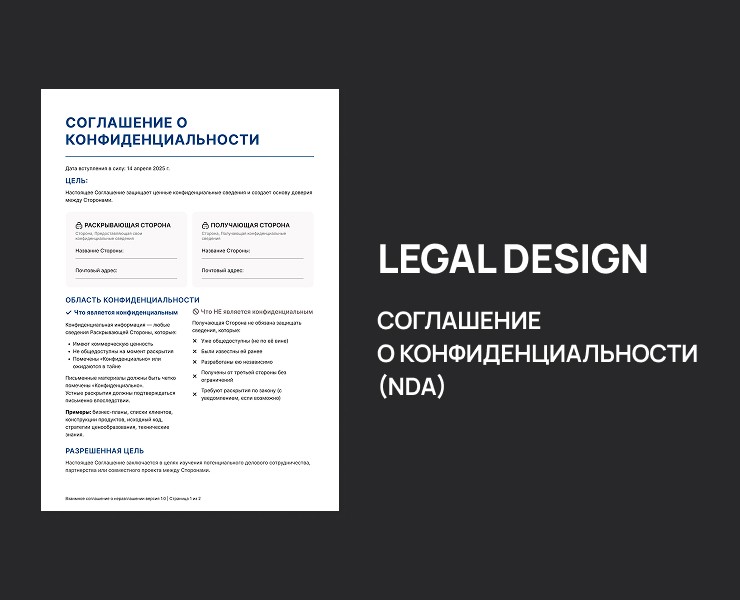 Соглашение о неразглашении на Dprofile