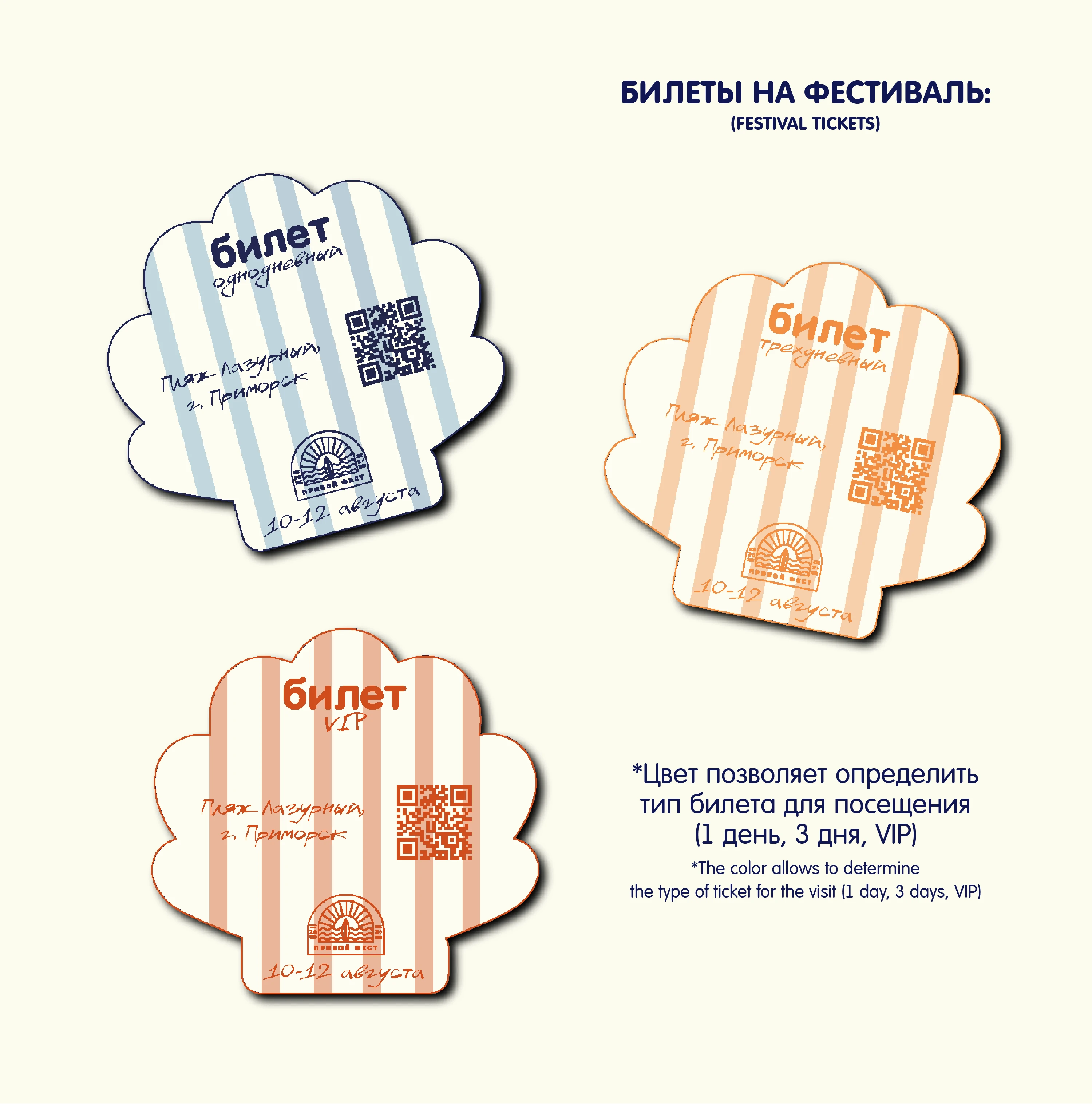 Айдентика «Прибой Фест» | the Coastal Fest — Изображение №6 — Брендинг, Графика на Dprofile