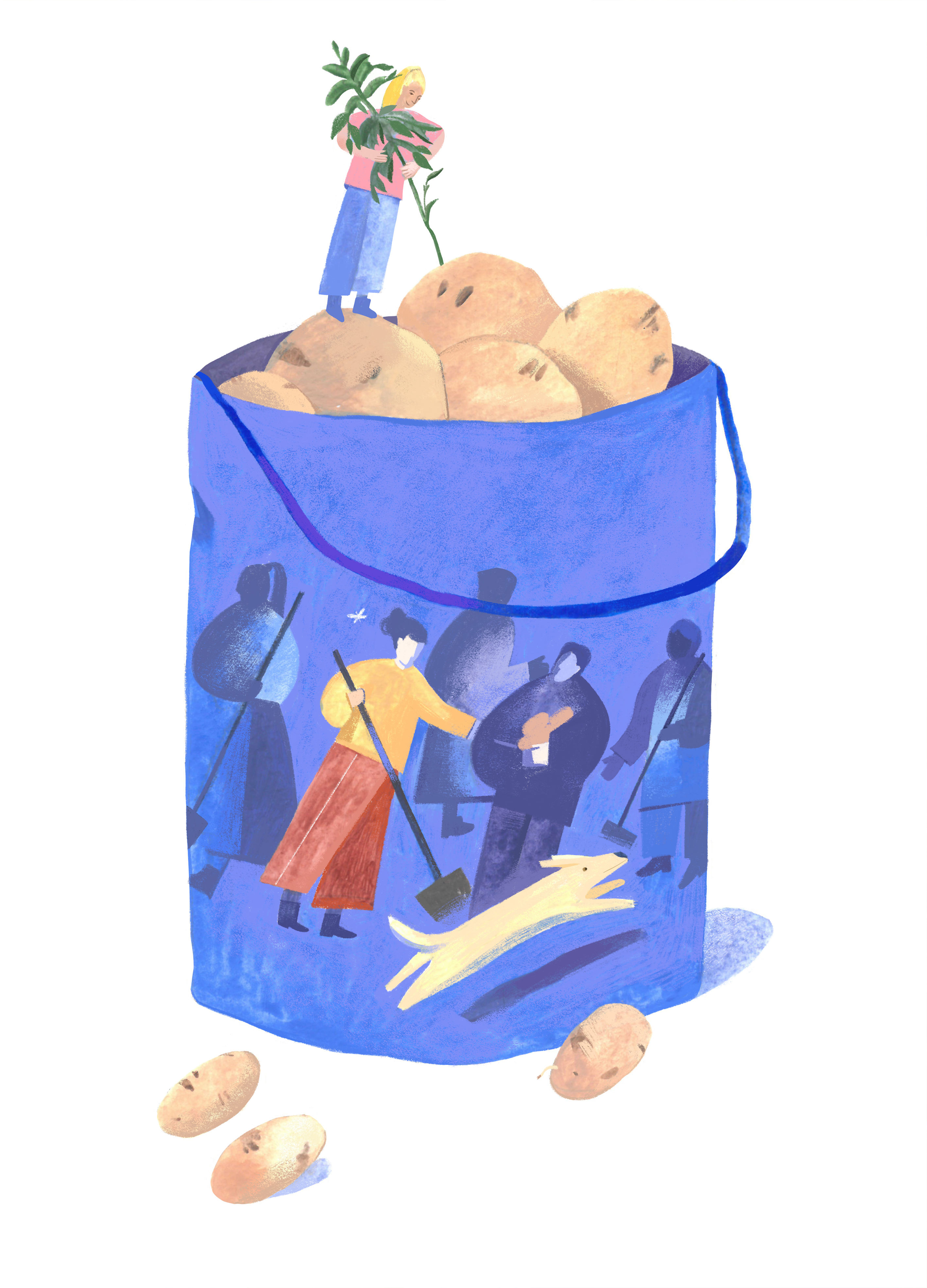 Иллюстрации для журнала Огород — Изображение №11 — Иллюстрация, Графика на Dprofile