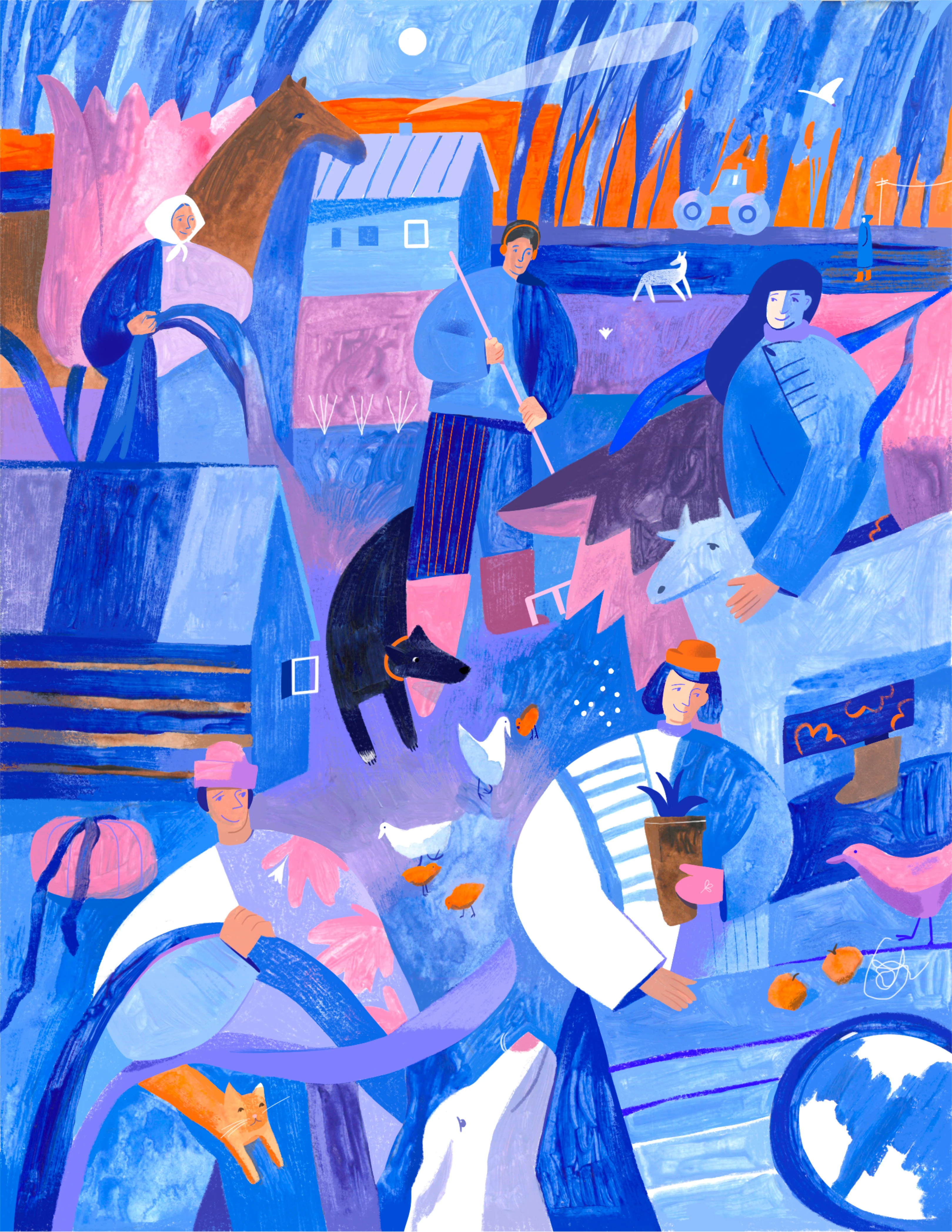 Иллюстрации для журнала Огород — Изображение №2 — Иллюстрация, Графика на Dprofile