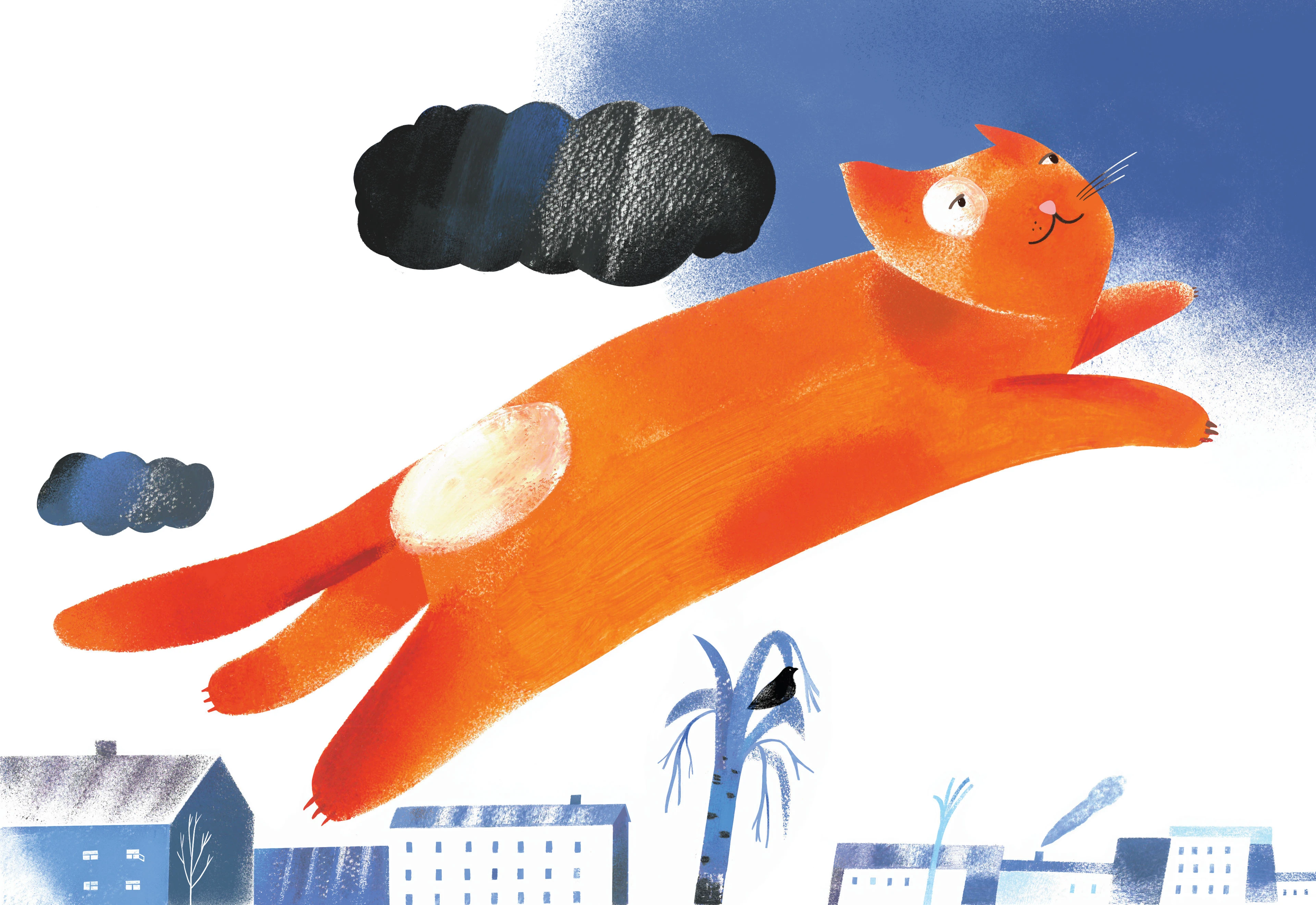 Иллюстрации к книге Ю.Симбирской Ворона и кот — Изображение №4 — Иллюстрация, Графика на Dprofile