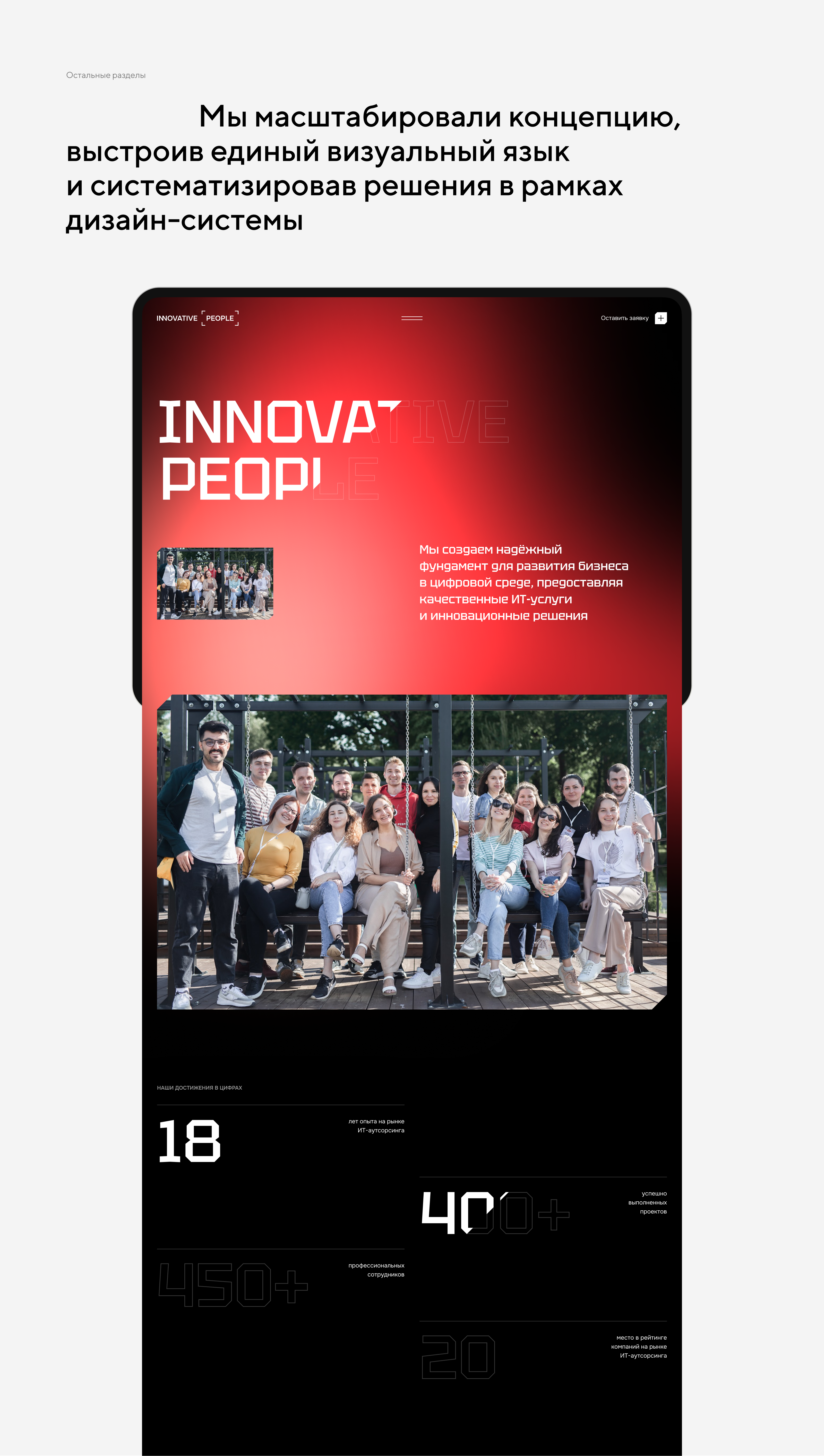 Innovative People | Редизайн — Изображение №10 — Интерфейсы, Иллюстрация на Dprofile