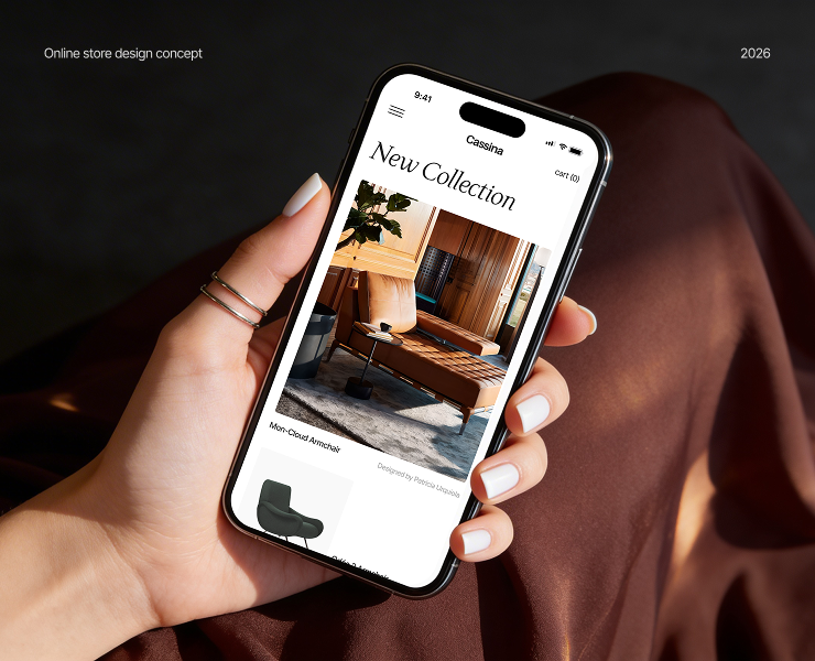 Интернет-магазин мебели "Cassina" — Интерфейсы на Dprofile