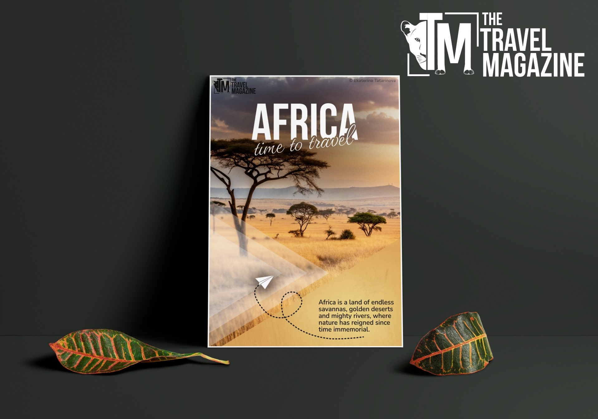 Изображение фрагмента Лого и постер для журнала