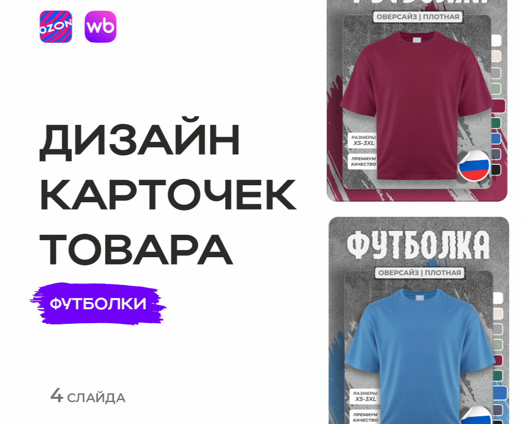 Дизайн карточек товара на ВБ и Озон — Маркетинг на Dprofile