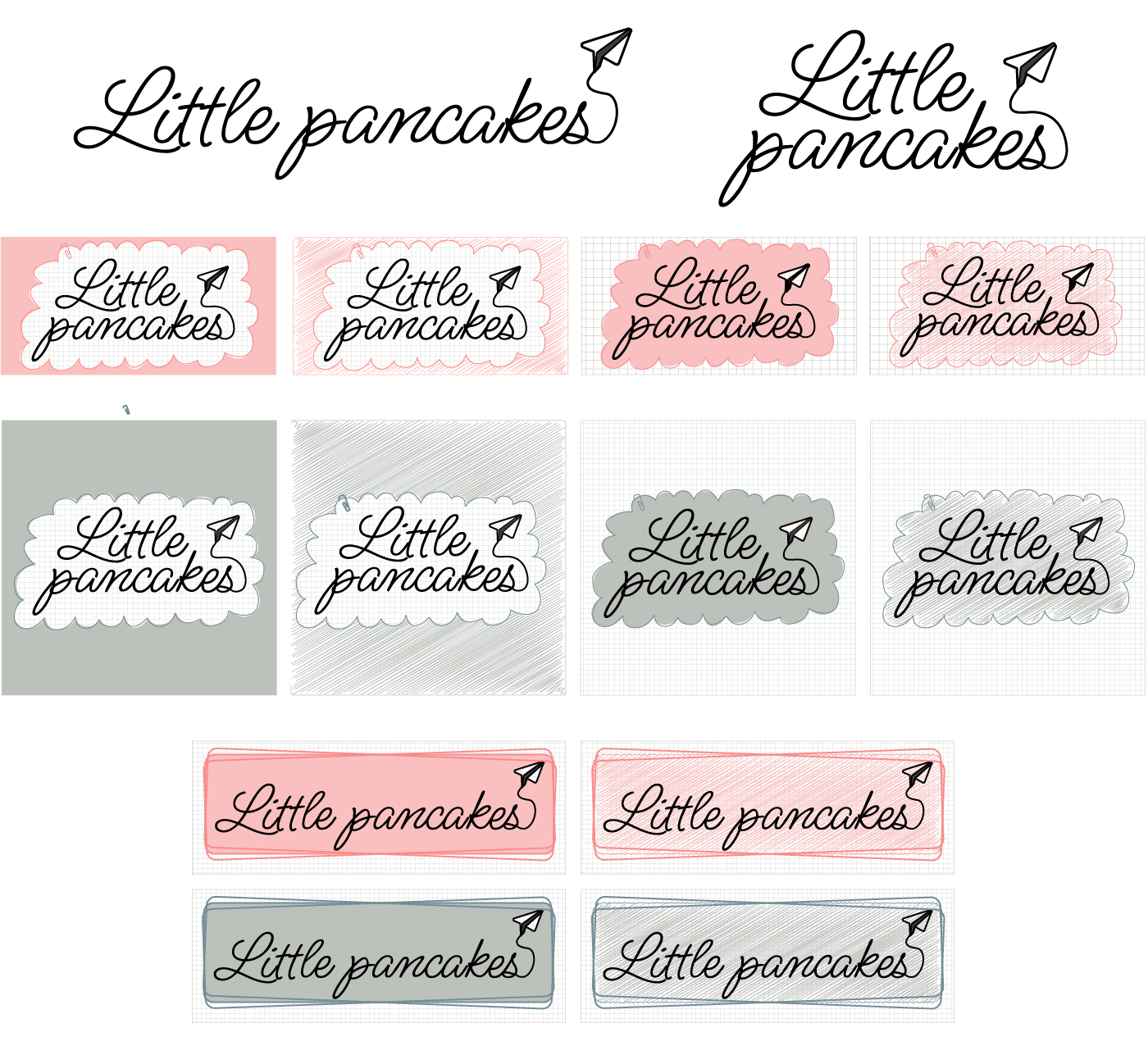 Little pancakes |Логотип и минимальный фирменный стиль — Изображение №8 — Брендинг на Dprofile