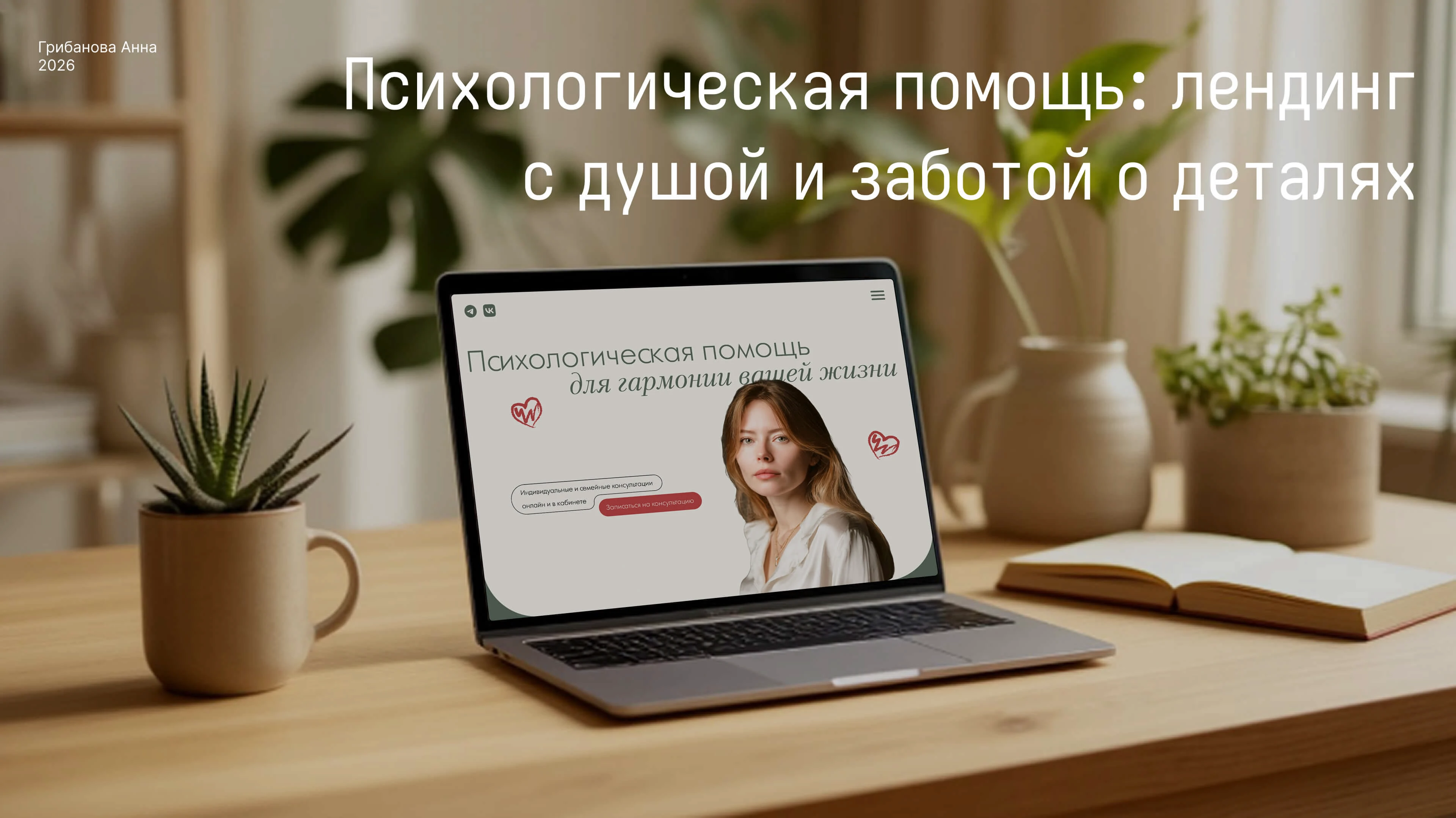 Website for psychologist — Изображение №1 — Интерфейсы на Dprofile