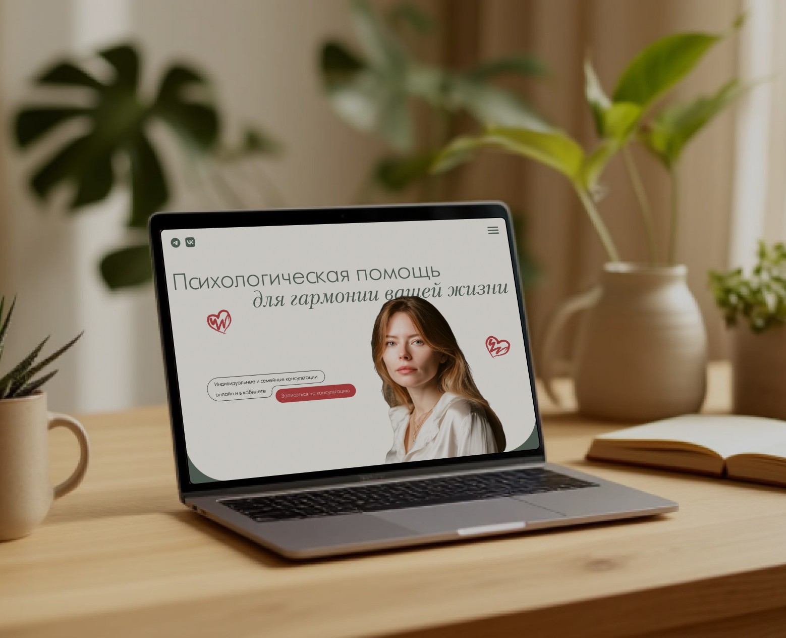 Website for psychologist — Интерфейсы на Dprofile