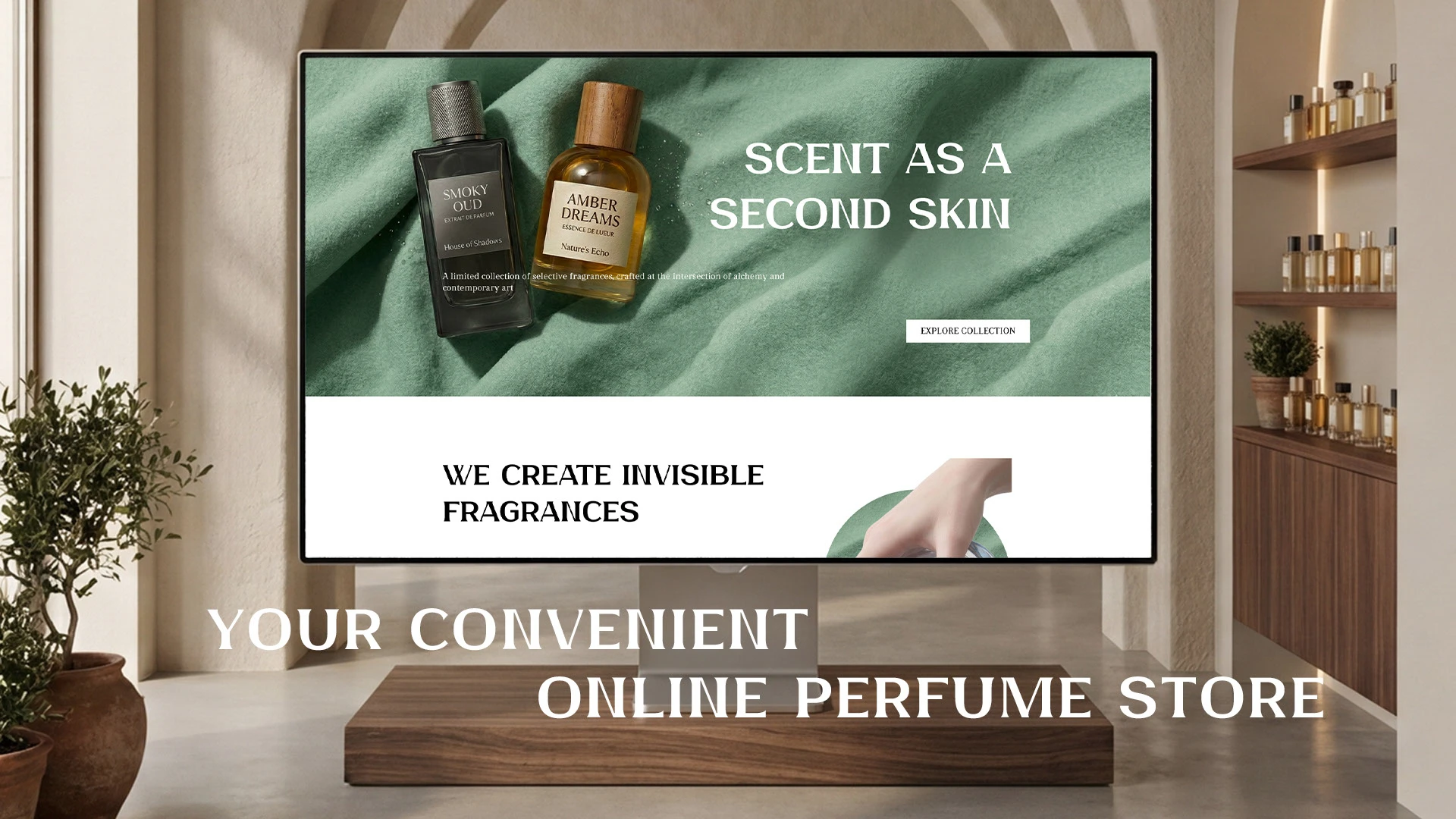 Aether & Trace - магазин нишевой парфюмери — Изображение №1 — Интерфейсы на Dprofile