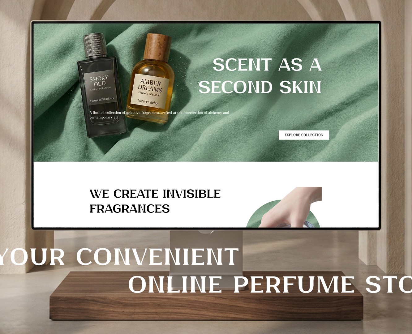 Aether & Trace - магазин нишевой парфюмери — Интерфейсы на Dprofile