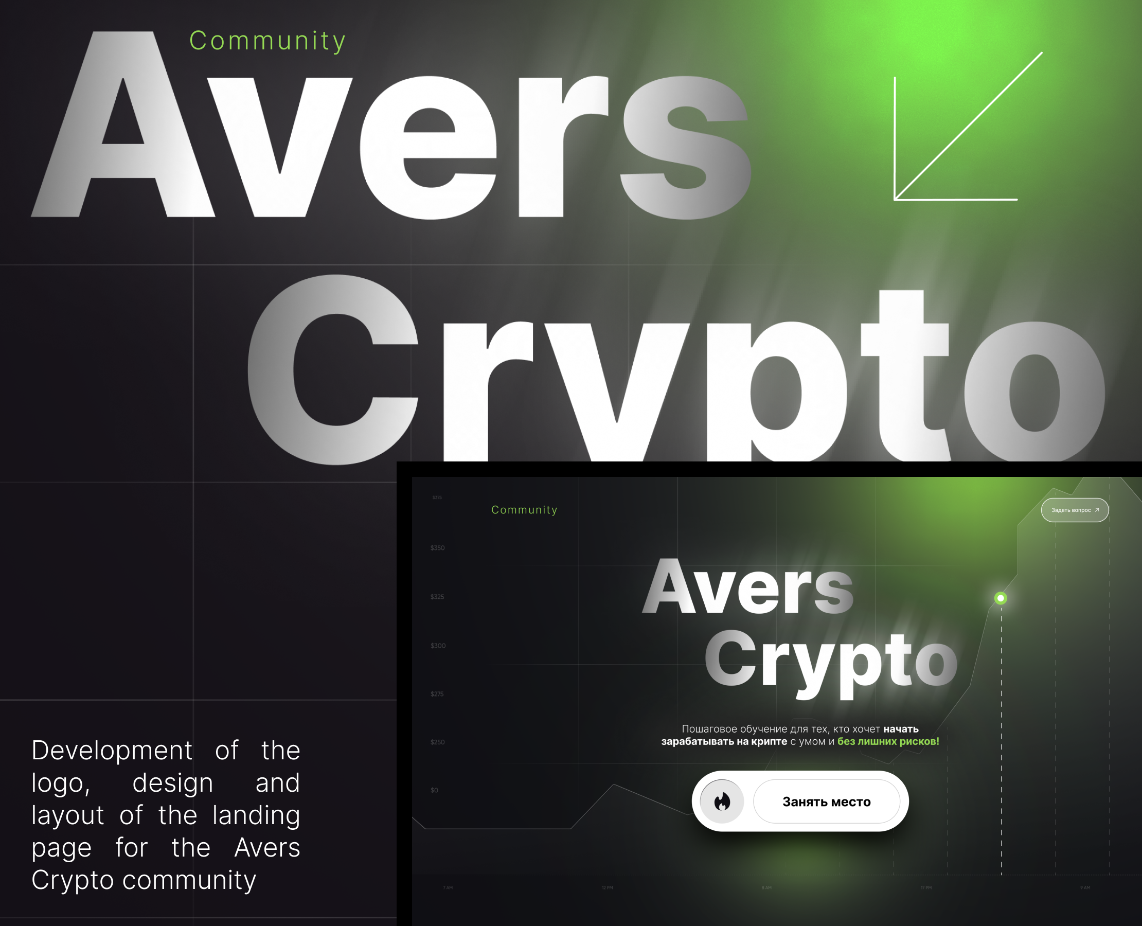 Avers Crypto | Website — Интерфейсы, Брендинг на Dprofile