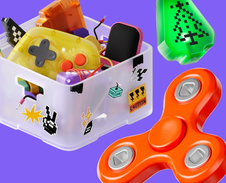 3D-иллюстрации для «Яндекс Игры» — Иллюстрация, 3D на Dprofile