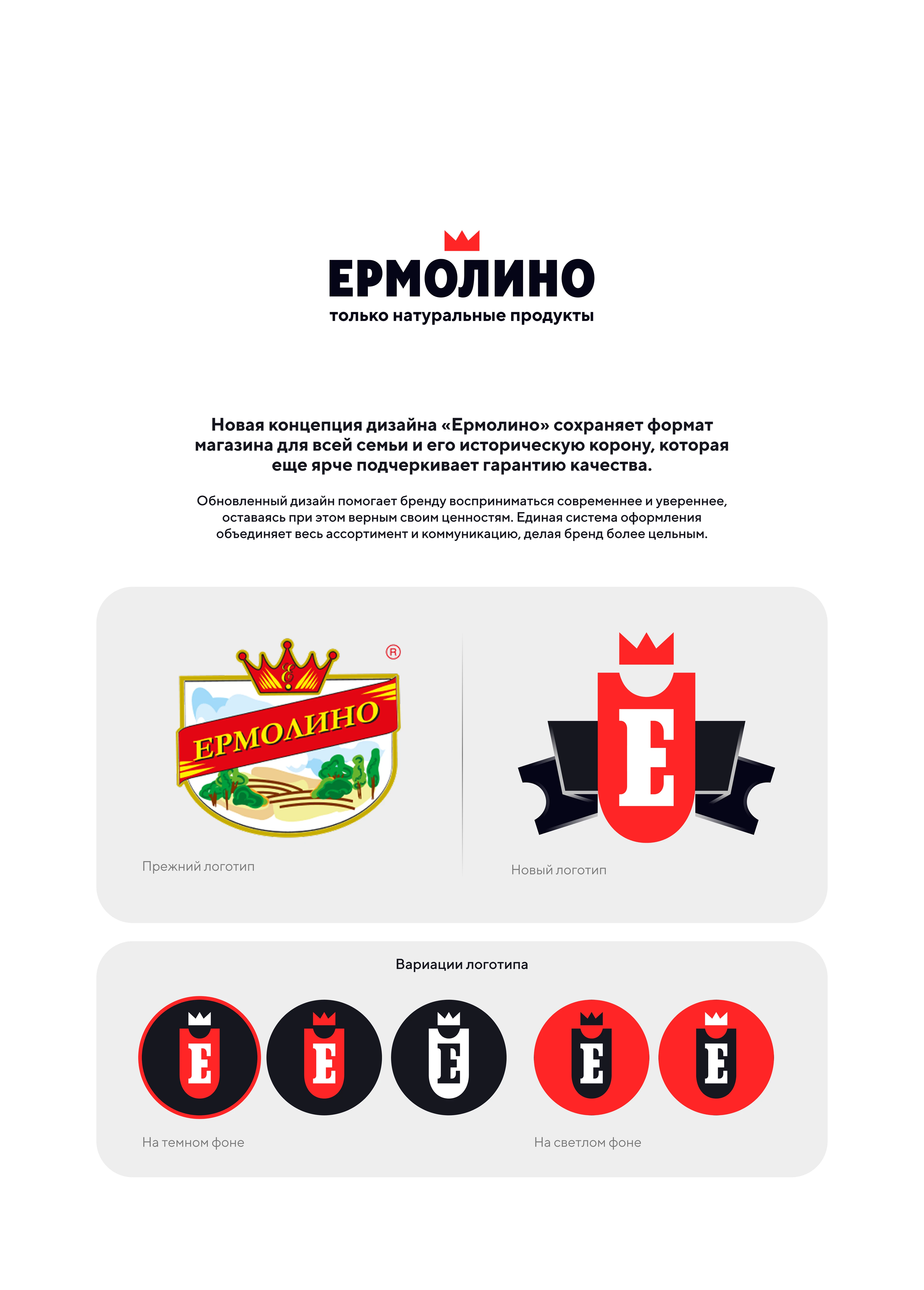 Редизайн «Ермолино» — Изображение №1 — Брендинг на Dprofile