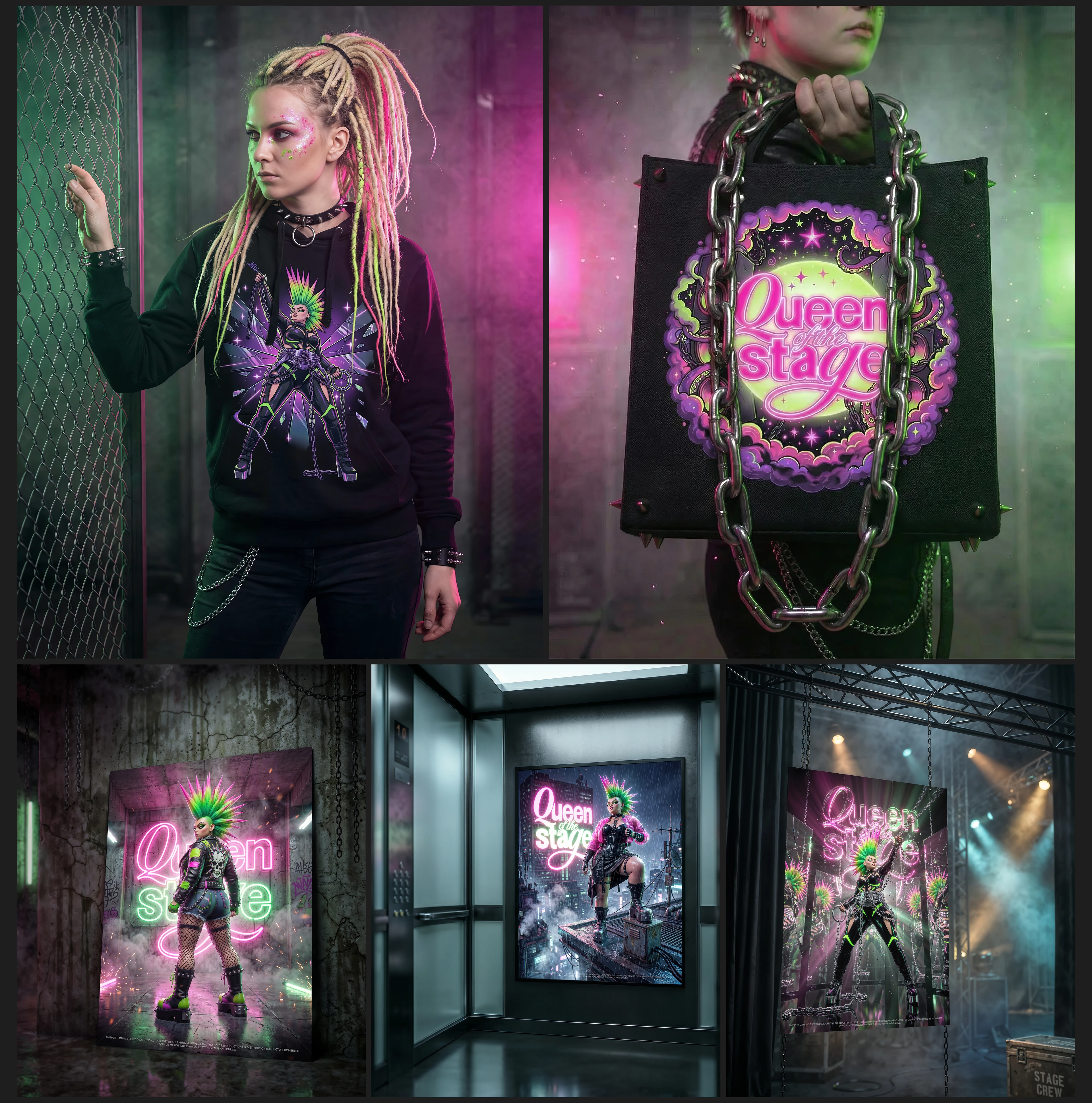 QUEEN OF THE STAGE: визуальная вселенная персонажа — Изображение №5 — Иллюстрация, Графика на Dprofile