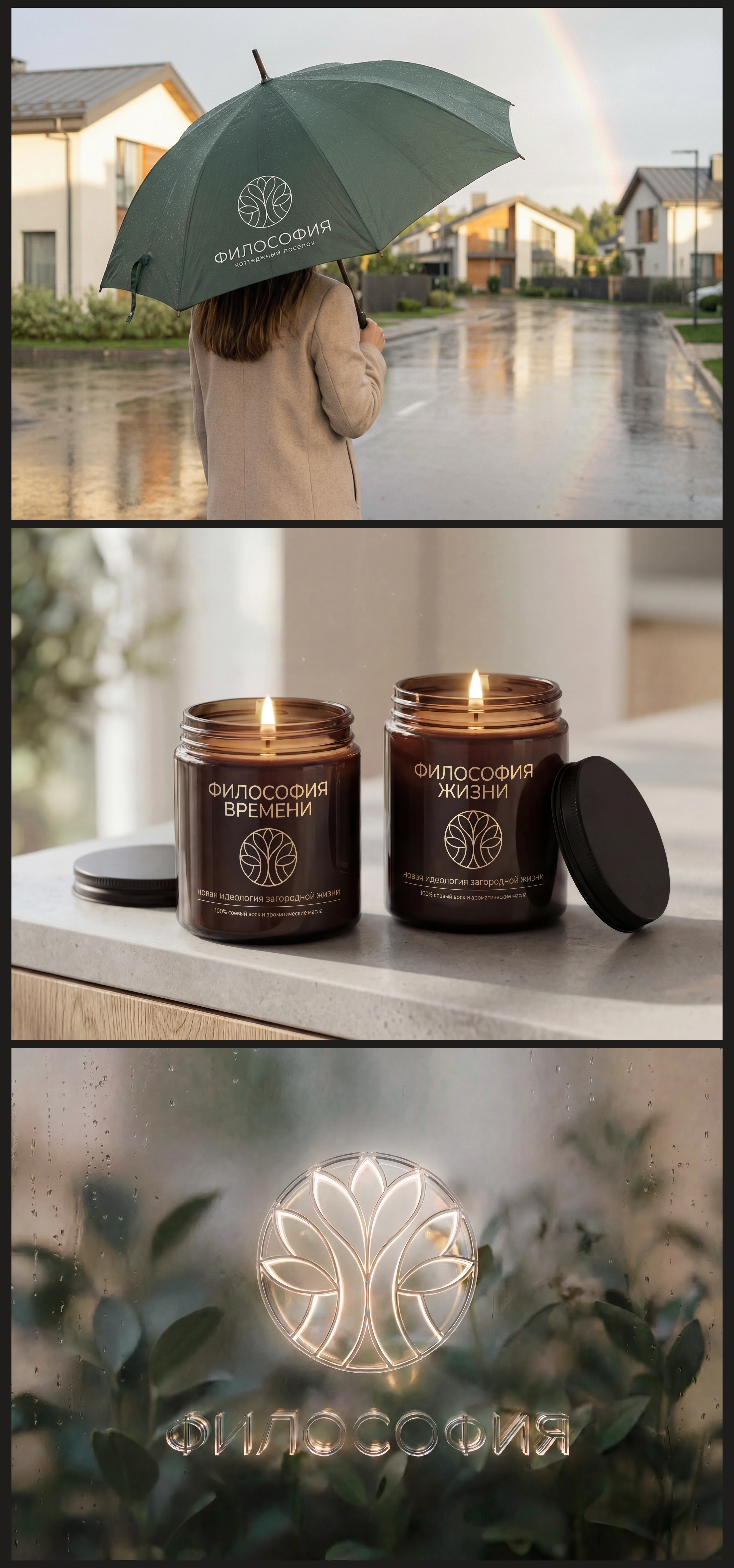 Философия: айдентика для коттеджного поселка — Изображение №8 — Брендинг на Dprofile