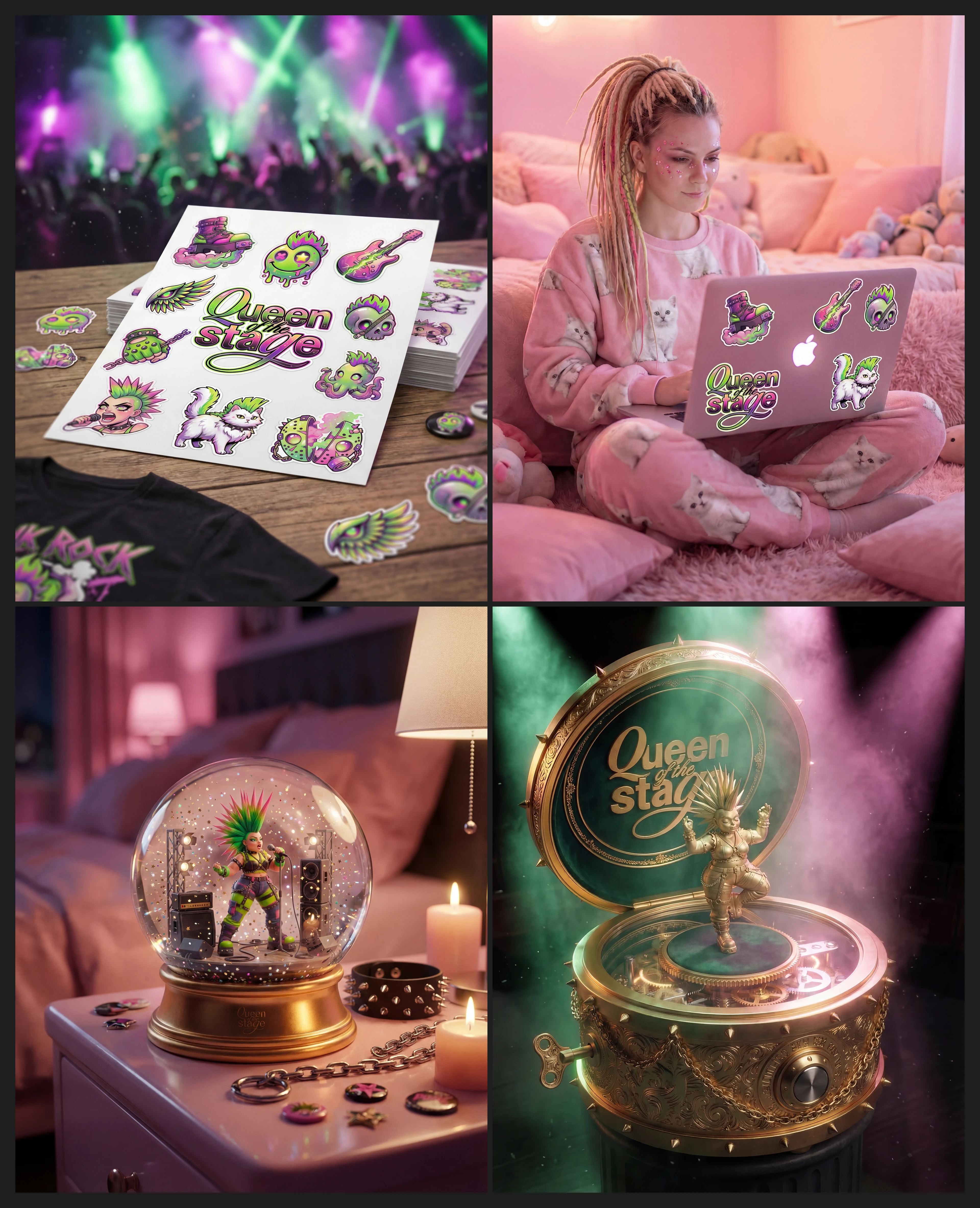 QUEEN OF THE STAGE: визуальная вселенная персонажа — Изображение №8 — Иллюстрация, Графика на Dprofile