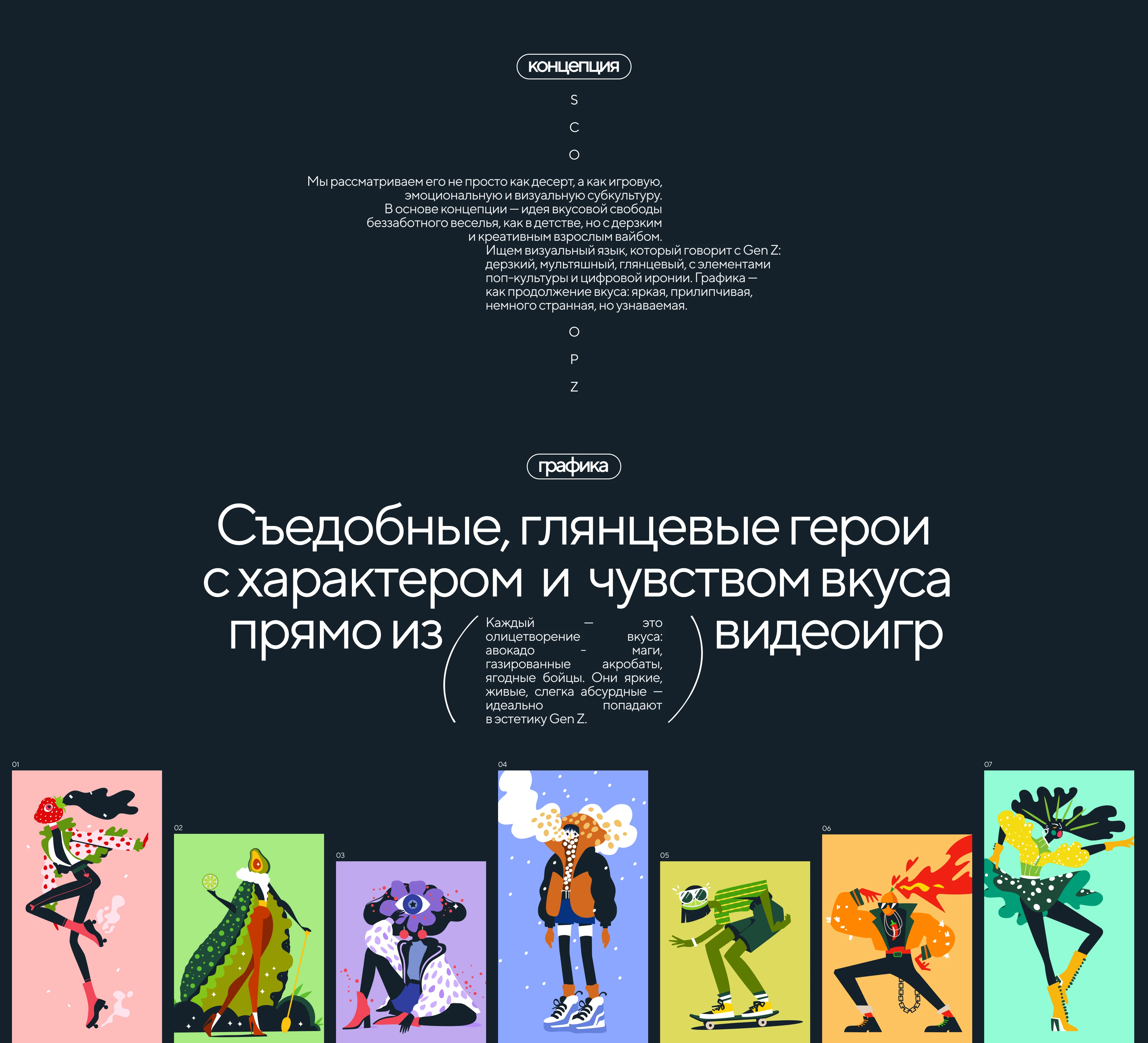 SCOOPZ — мороженое с харизмой — Изображение №2 — Брендинг, Иллюстрация на Dprofile