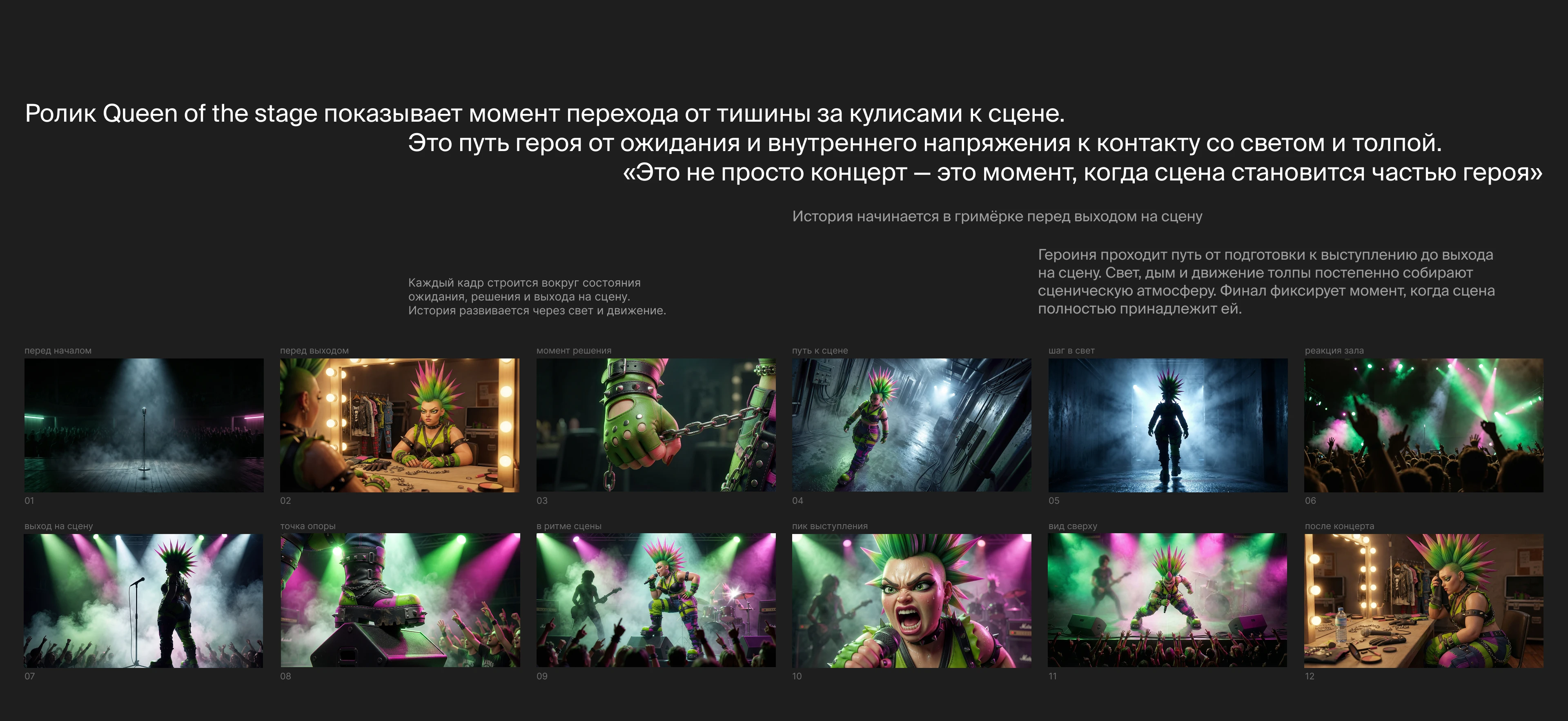 QUEEN OF THE STAGE: визуальная вселенная персонажа — Изображение №3 — Иллюстрация, Графика на Dprofile
