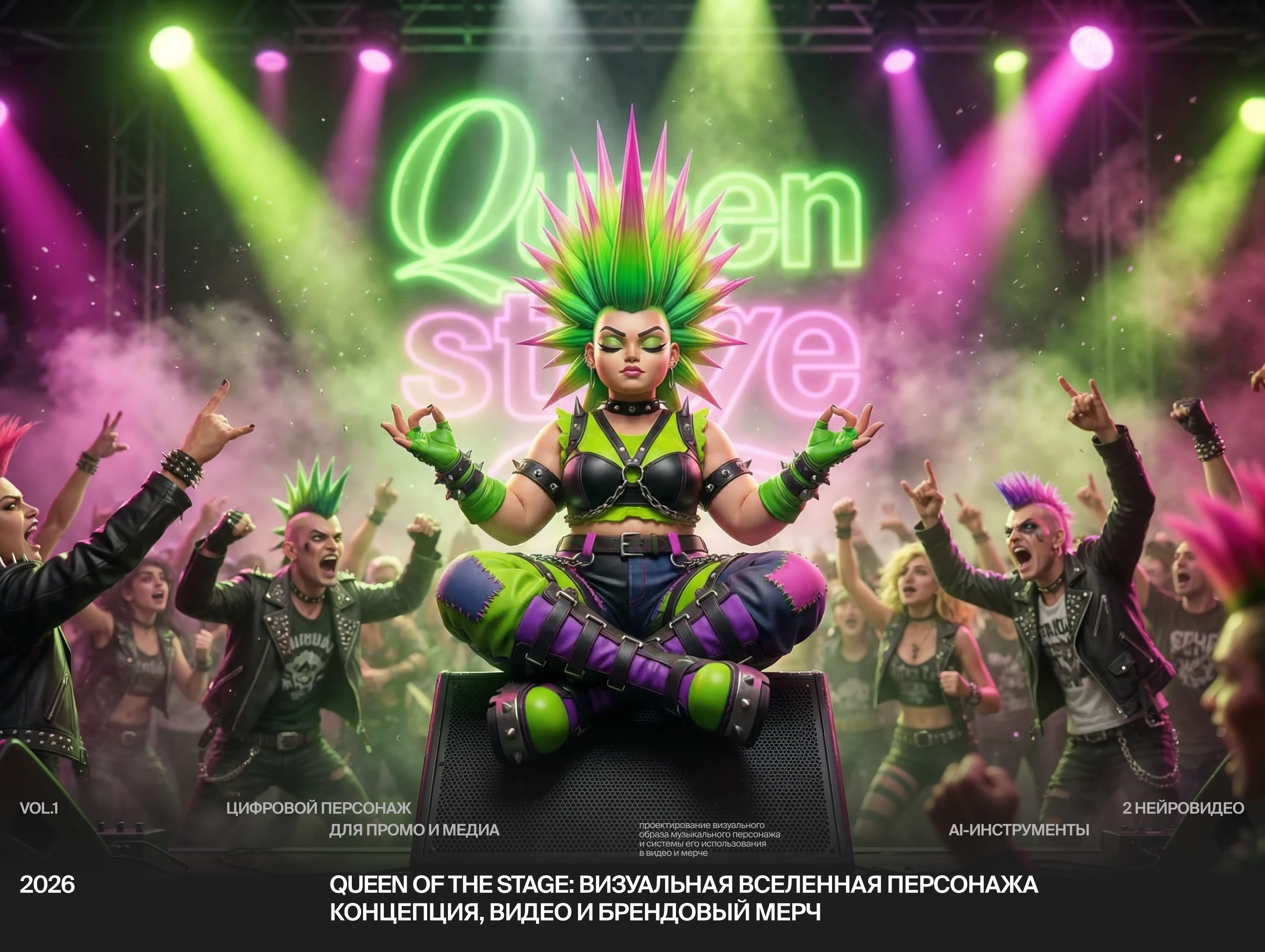 QUEEN OF THE STAGE: визуальная вселенная персонажа — Изображение №1 — Иллюстрация, Графика на Dprofile