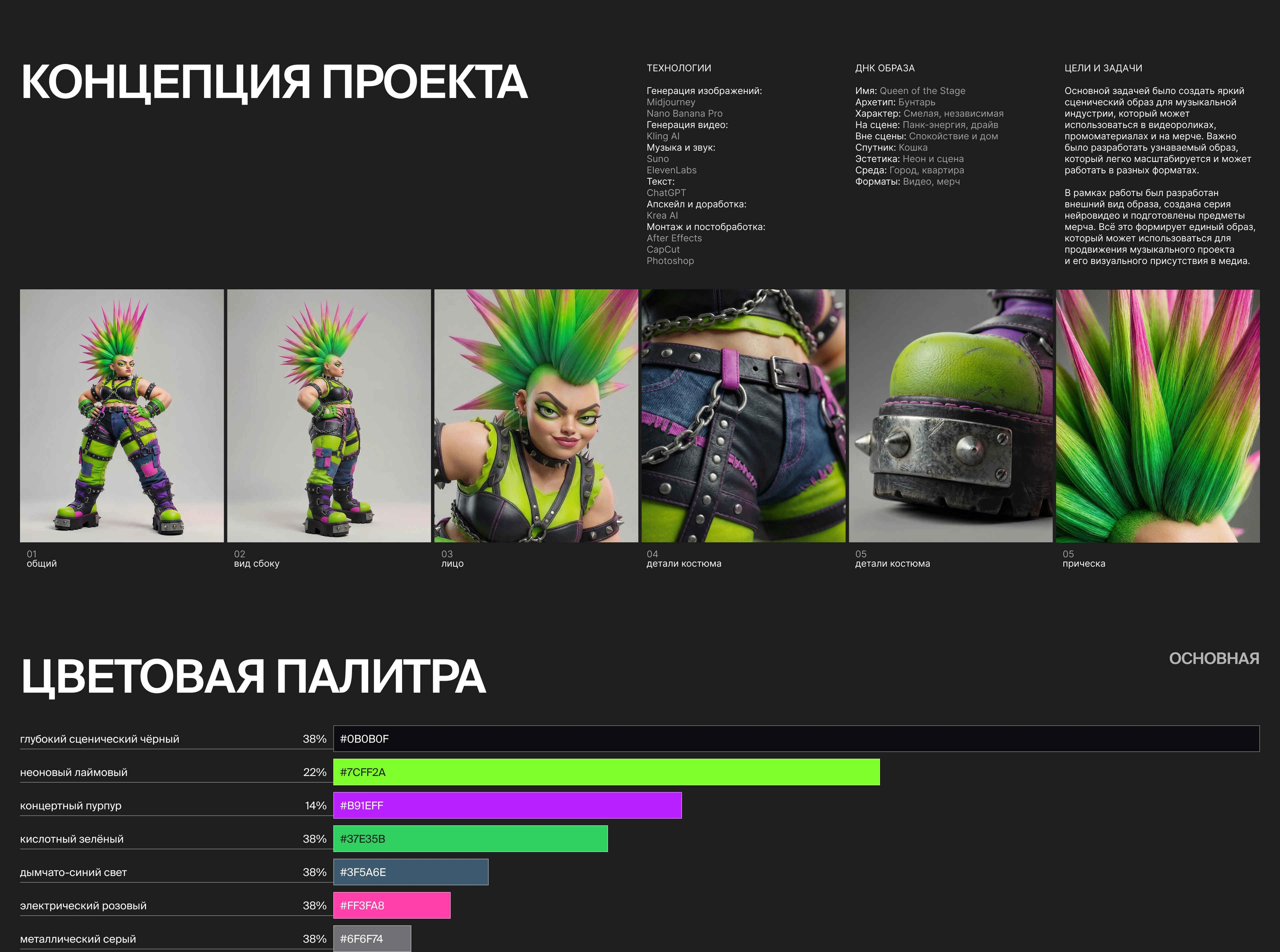 QUEEN OF THE STAGE: визуальная вселенная персонажа — Изображение №2 — Иллюстрация, Графика на Dprofile