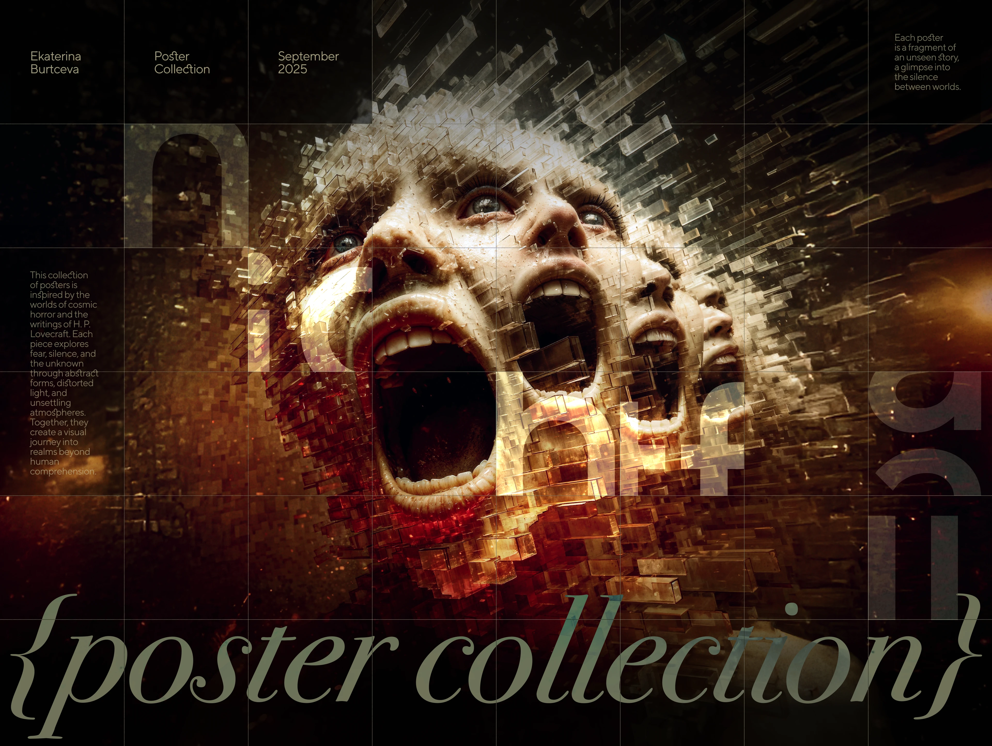 Poster collection 2025 — Изображение №1 — Графика, Нейро на Dprofile