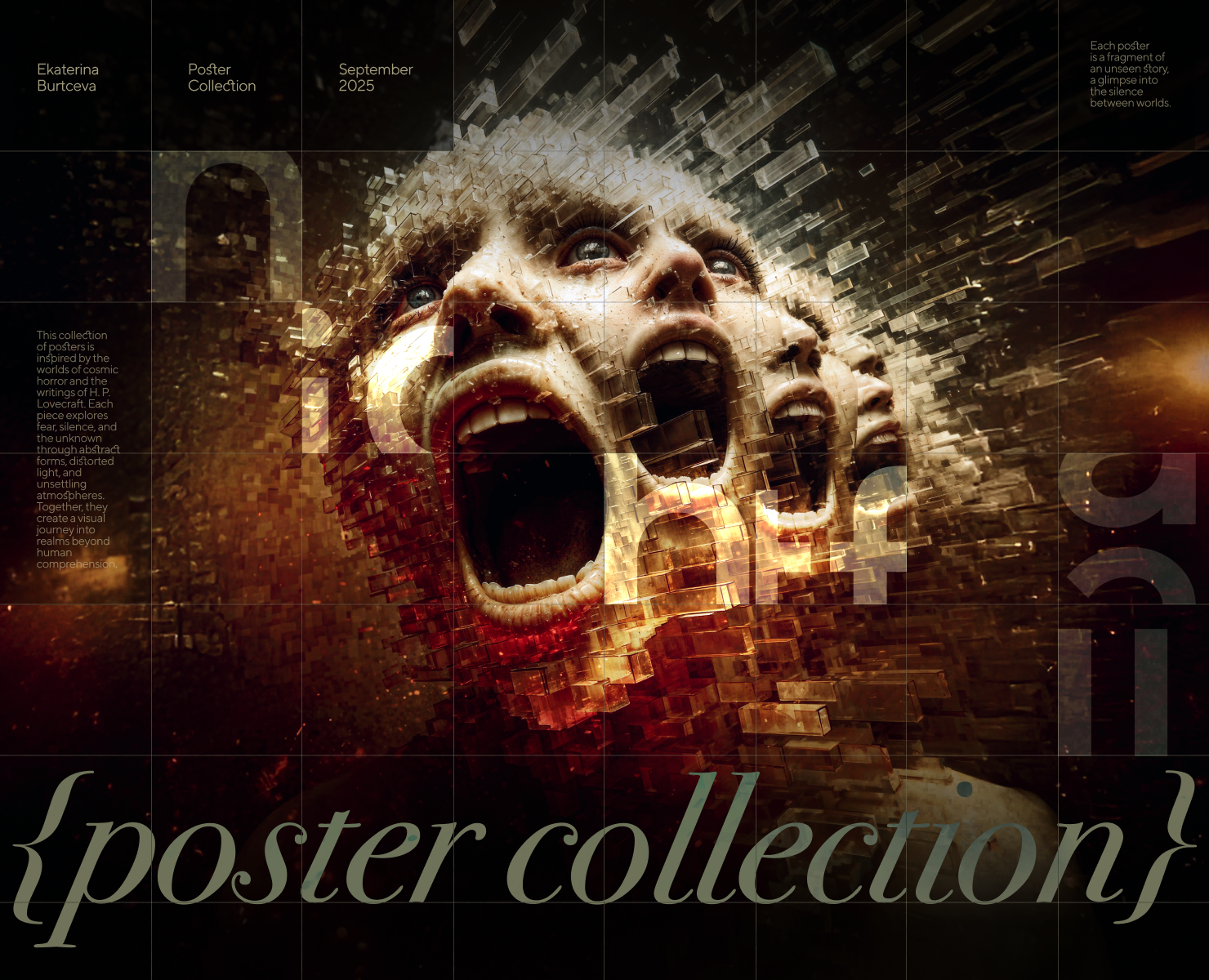 Poster collection 2025 — Графика, Нейро на Dprofile