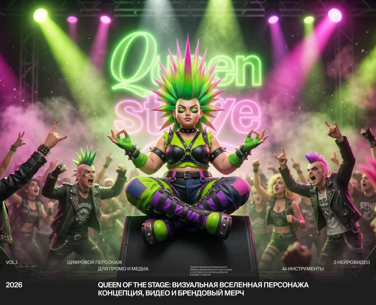 QUEEN OF THE STAGE: визуальная вселенная персонажа — Иллюстрация, Графика на Dprofile